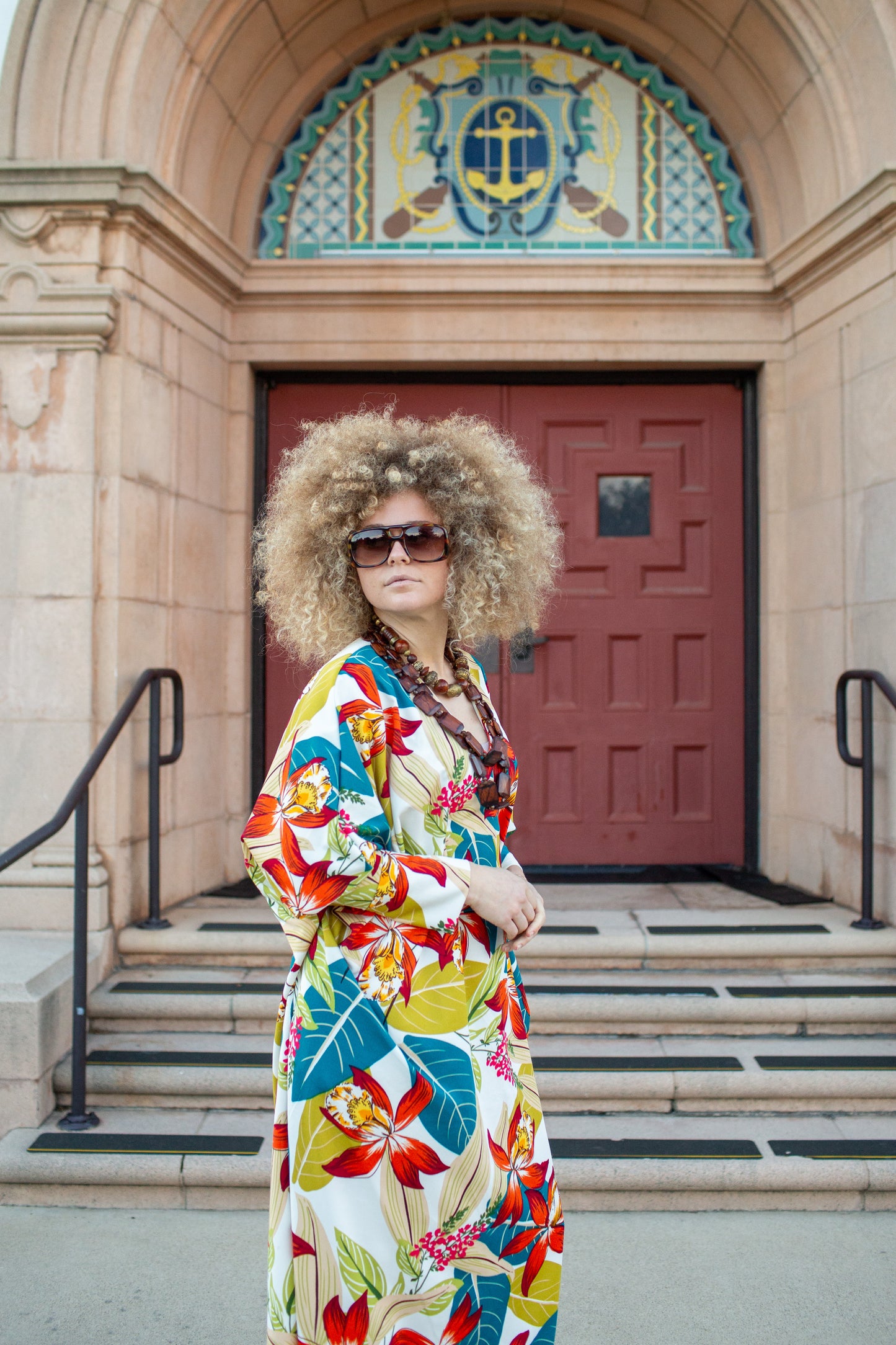 Gracie Caftan in Sunspill Tropique