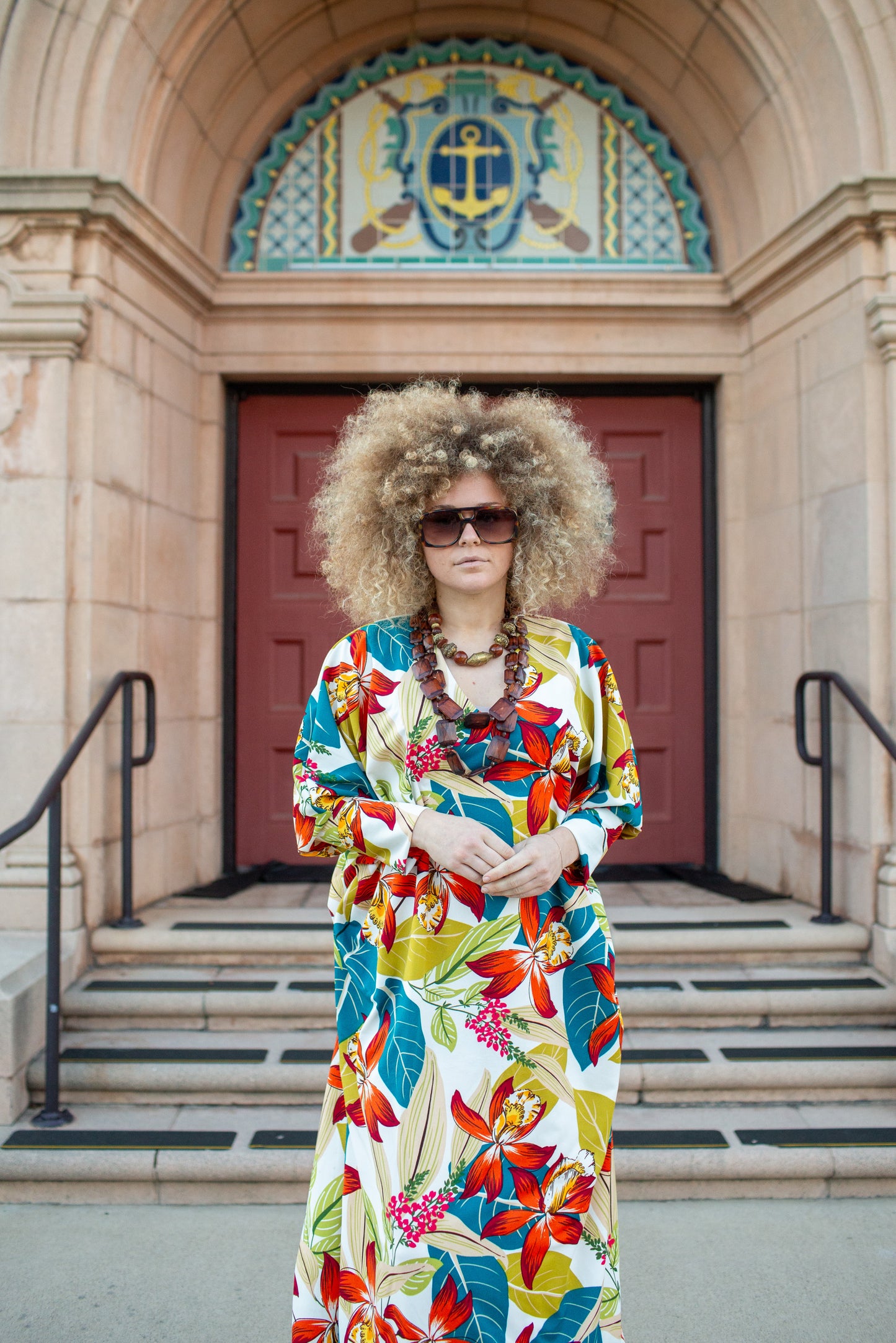 Gracie Caftan in Sunspill Tropique
