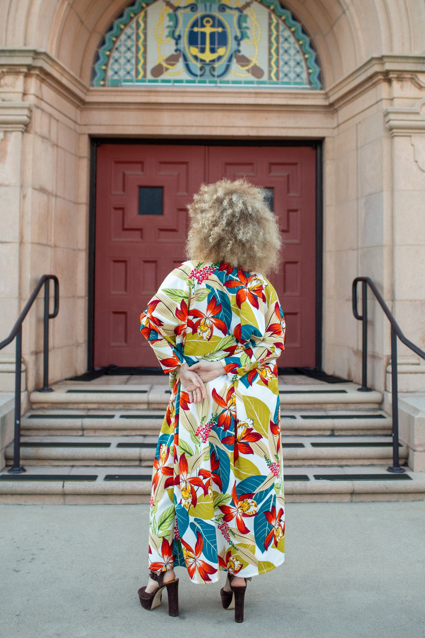 Gracie Caftan in Sunspill Tropique