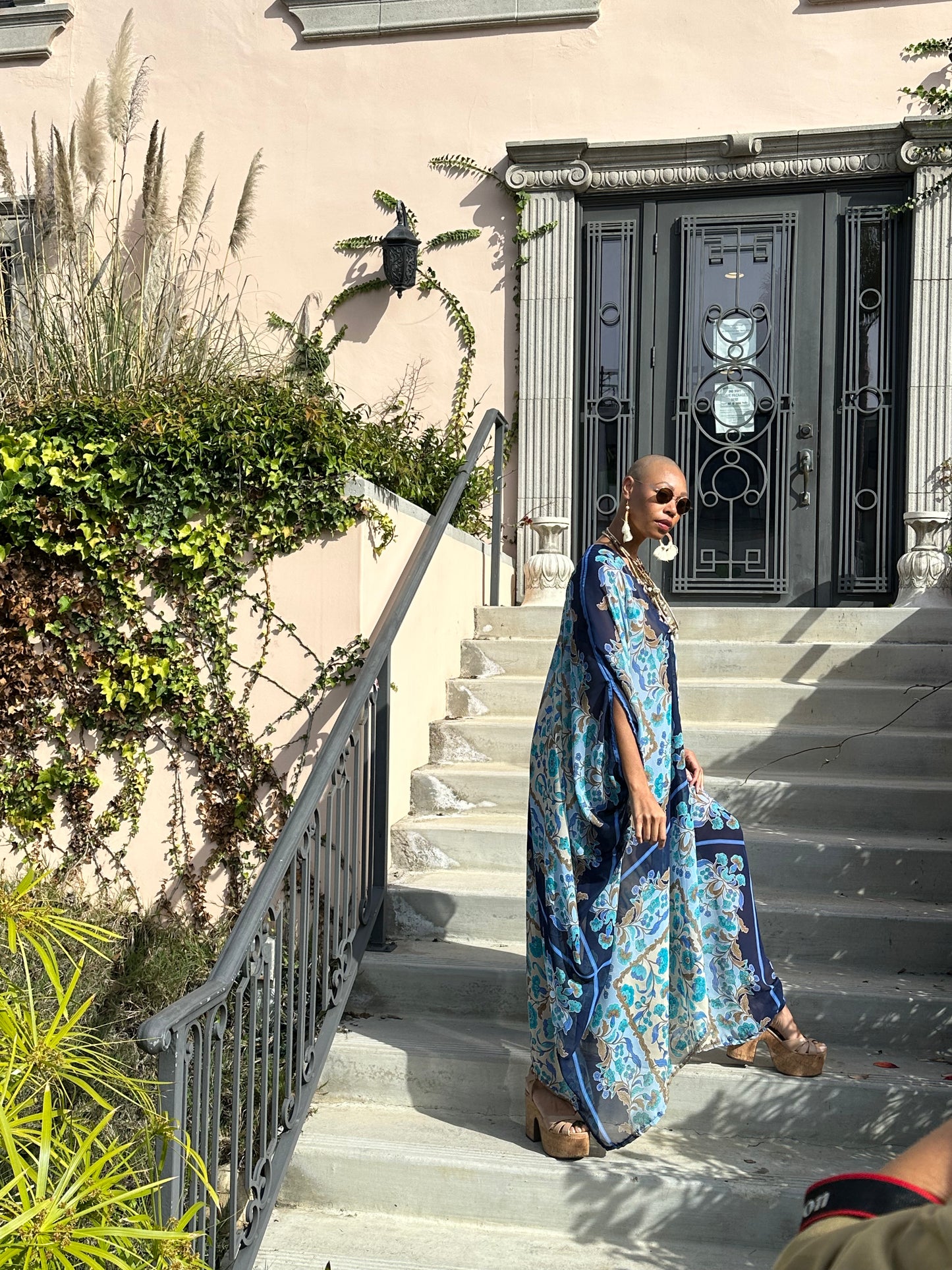 Billie Jean Scarf Print Caftan