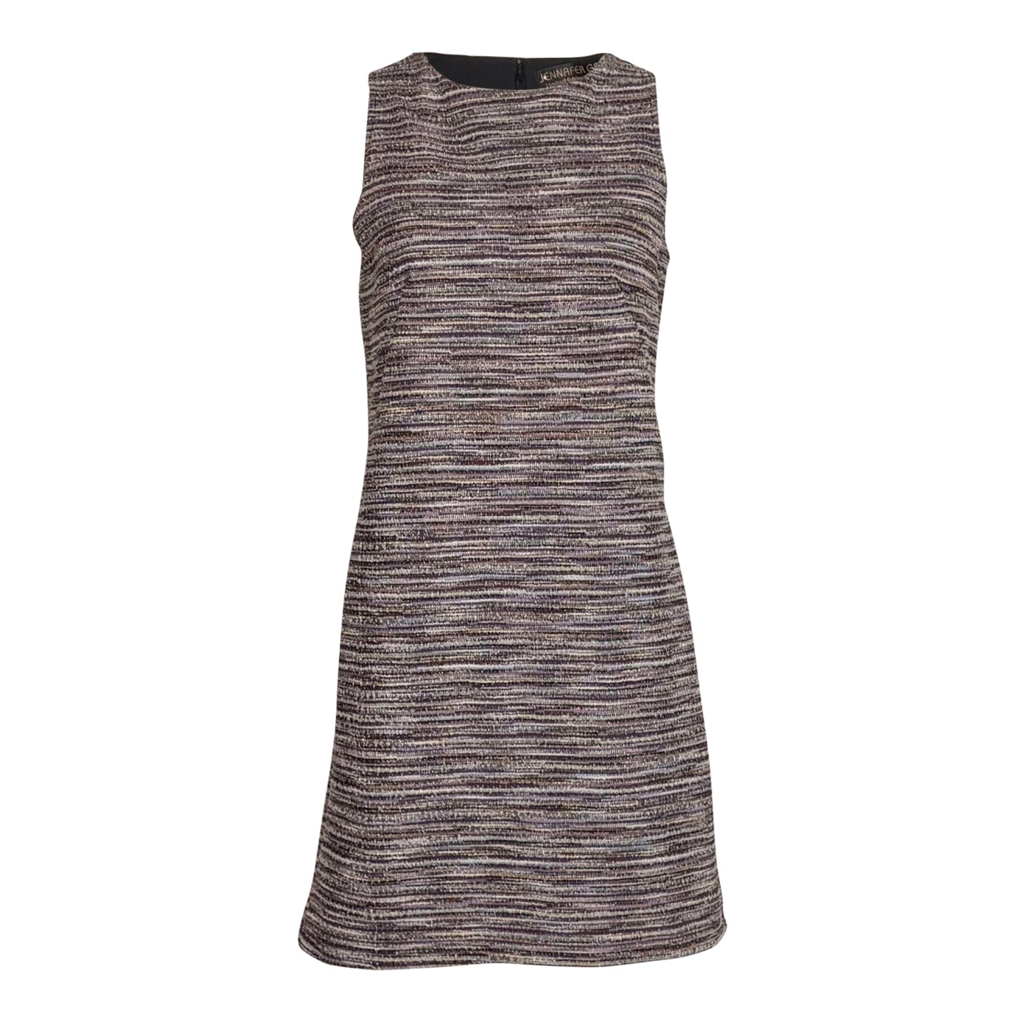 Penelope Mini Dress in  Plum Horizon Boucle