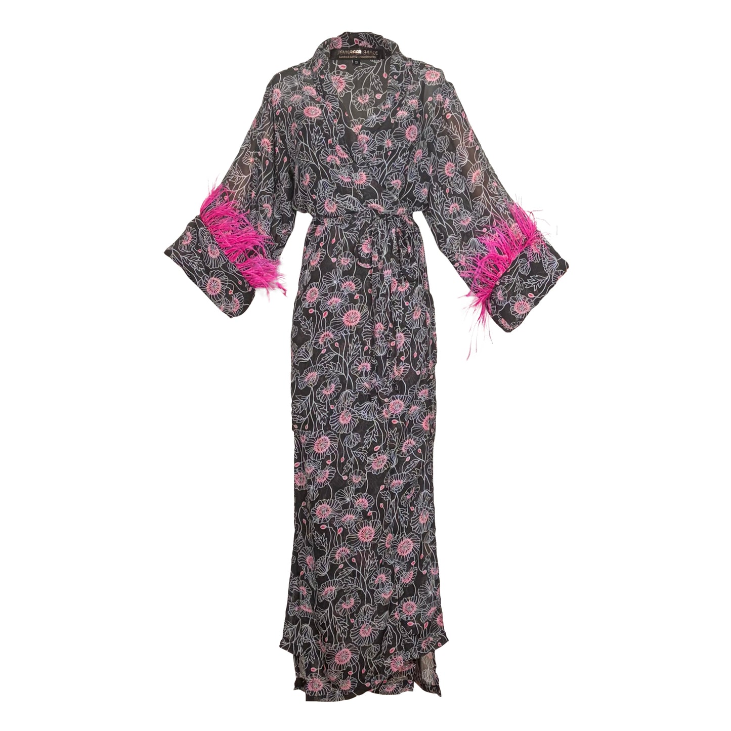 Marlene Wrap Dress in Mimosa Pink
