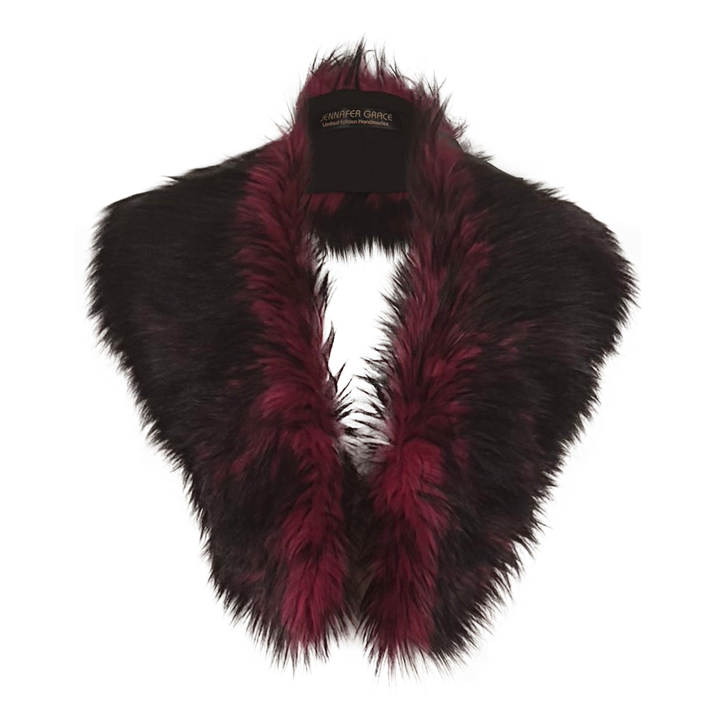 Raspberry Rush Faux Fur Collar
