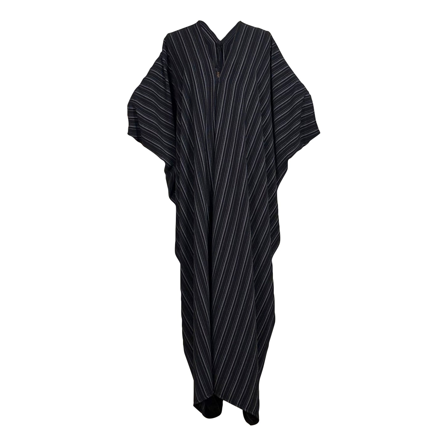 Federico Pinstripe Caftan Kaftan Dress