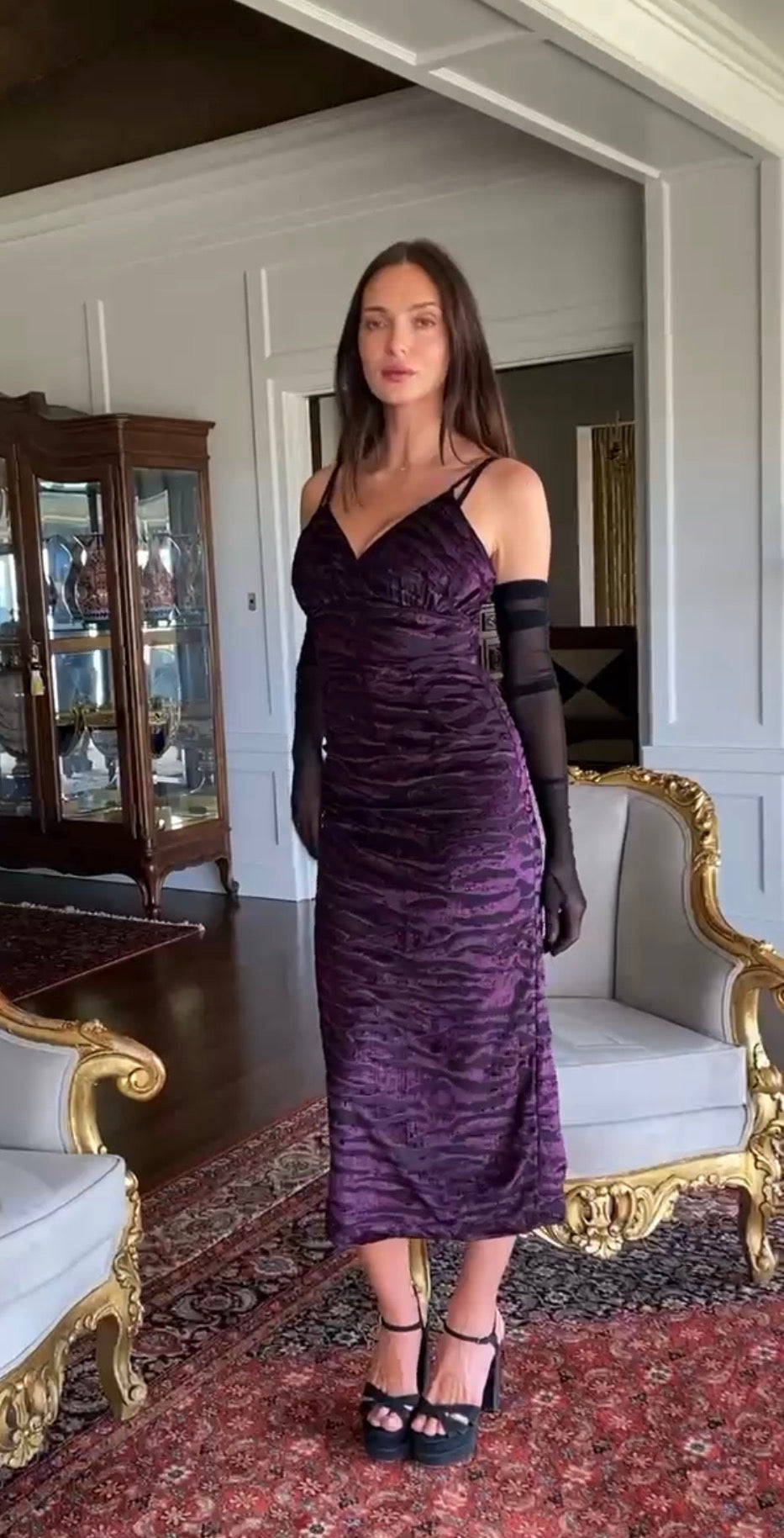 Roselyn Dress in Savage Plum PRE-ORDER