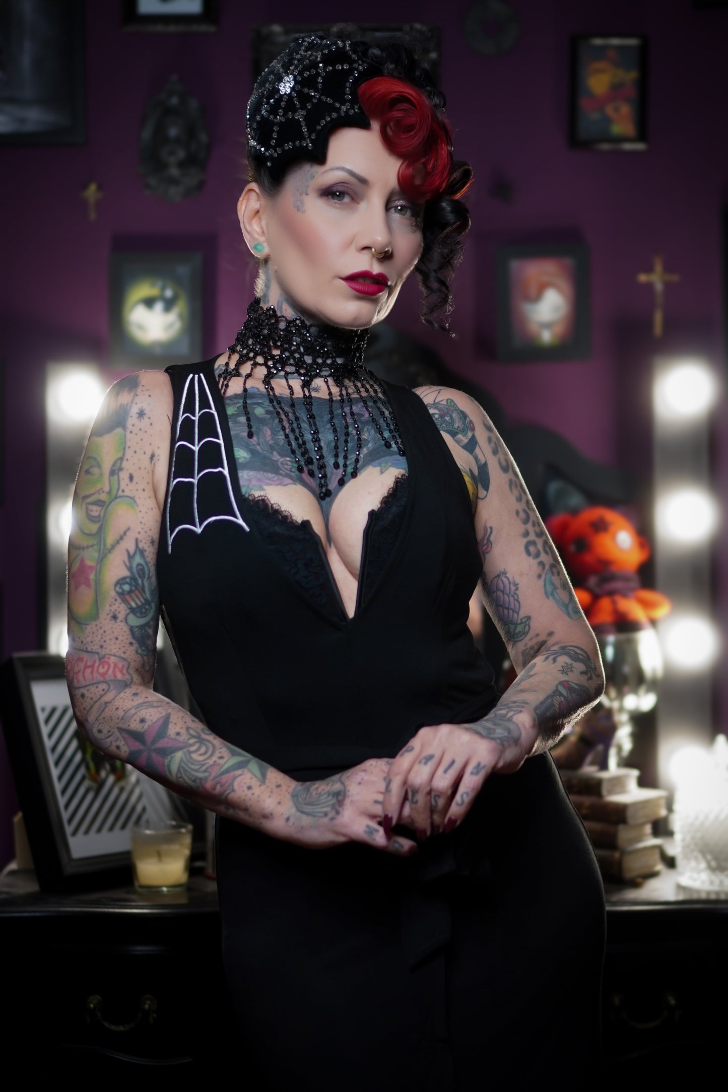 Arachnid Allure Jersey Dress