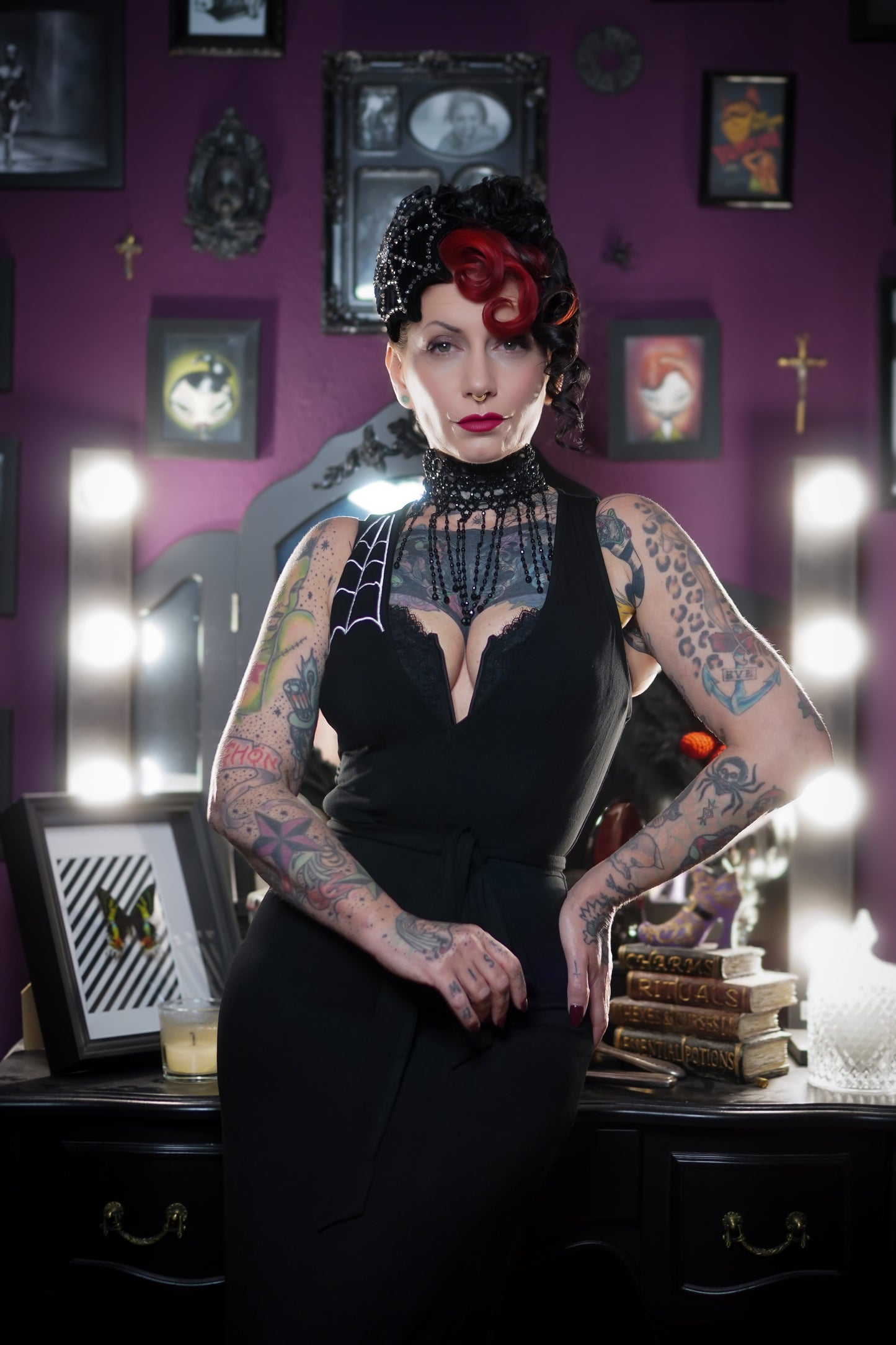 Arachnid Allure Jersey Dress