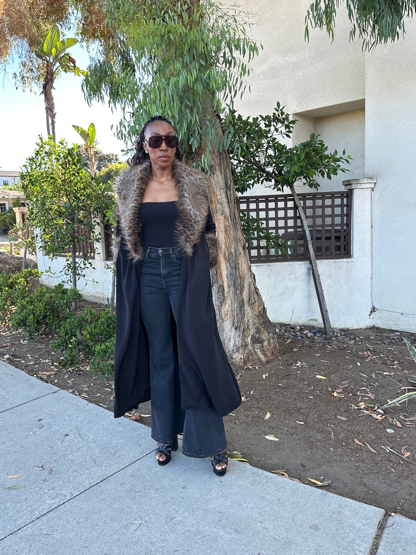 Penny Vicious Remixed Faux Fur Jacket