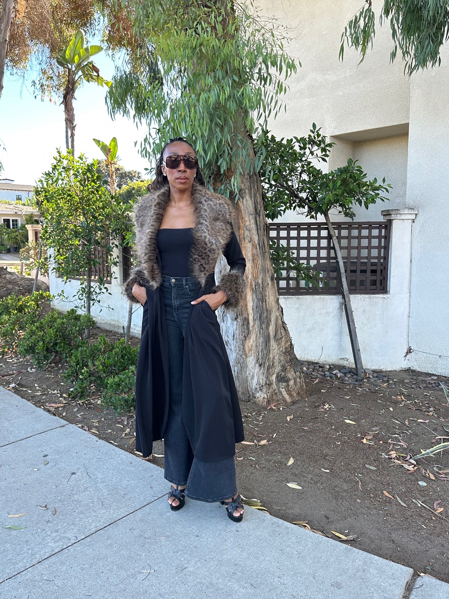 Penny Vicious Remixed Faux Fur Jacket