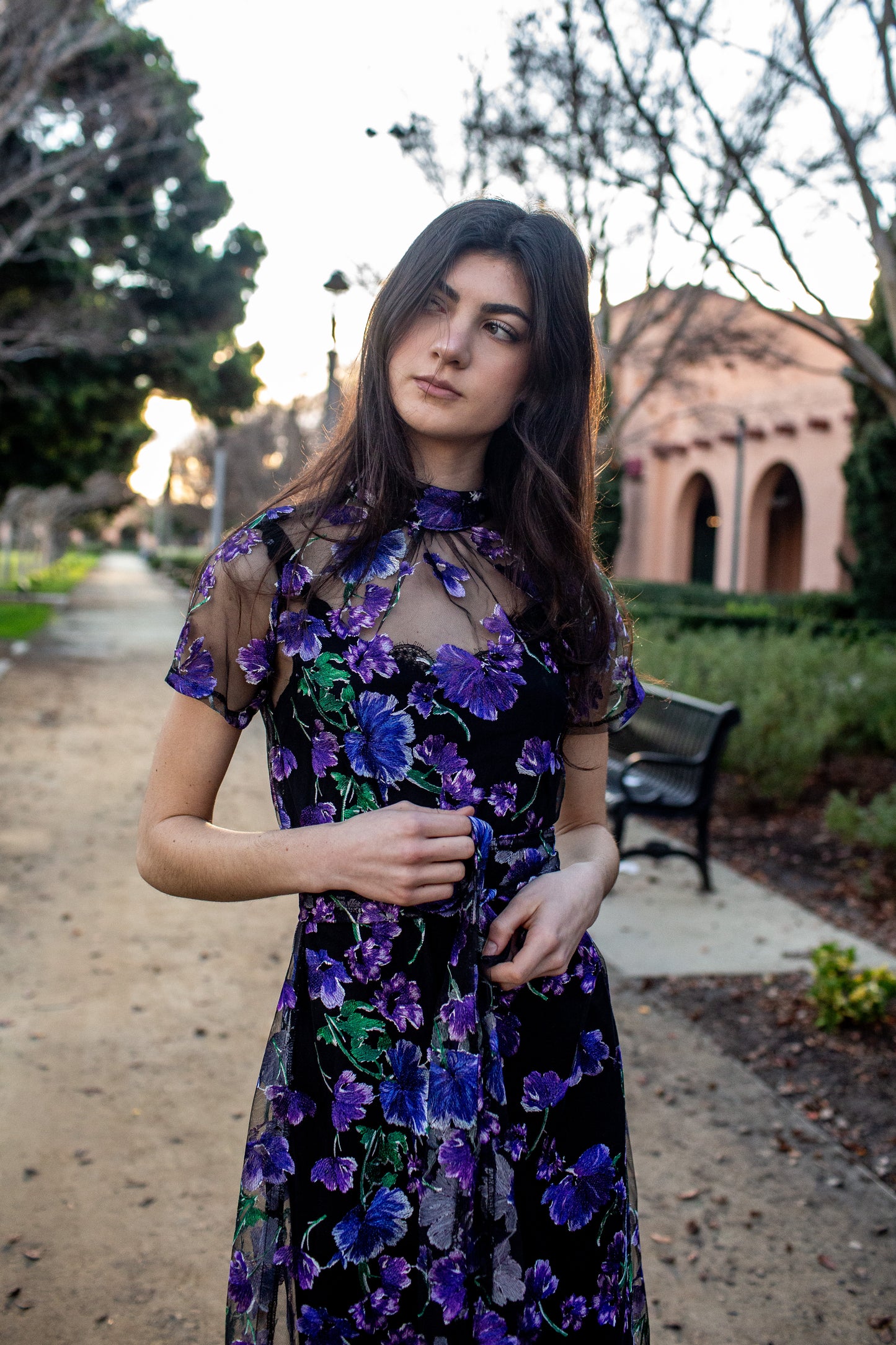 JJ Maxi Dress in Moonlit Iris