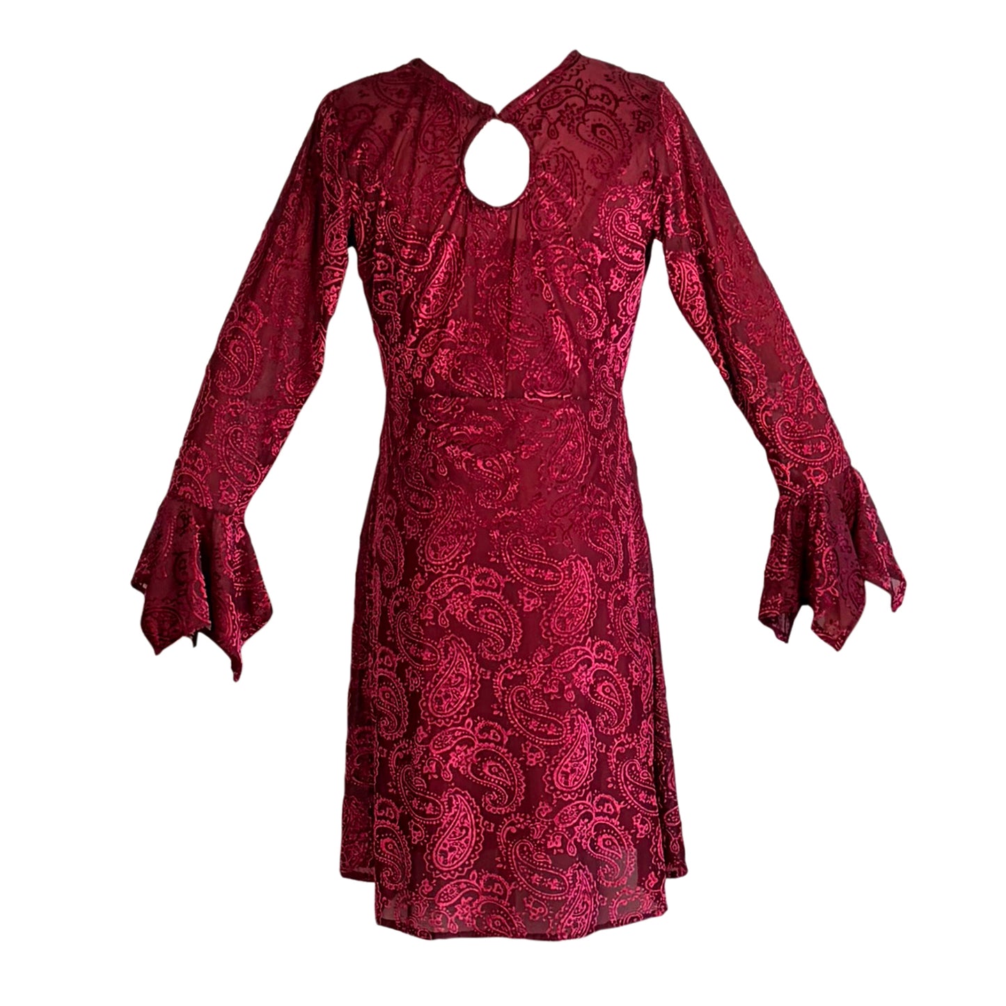 Jill Mini Dress in Carnelian Kiss