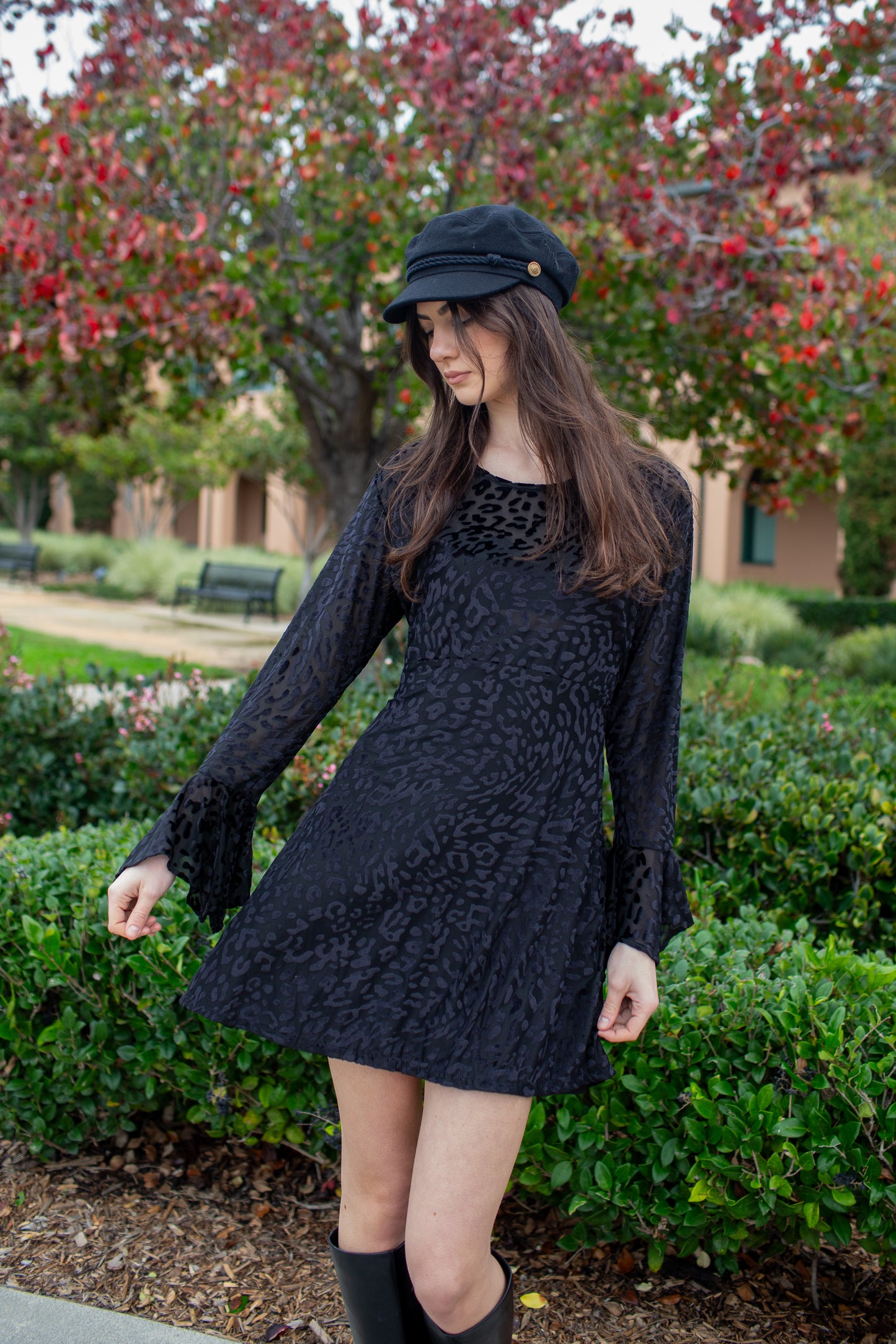 Jill Mini Dress in Of The Night