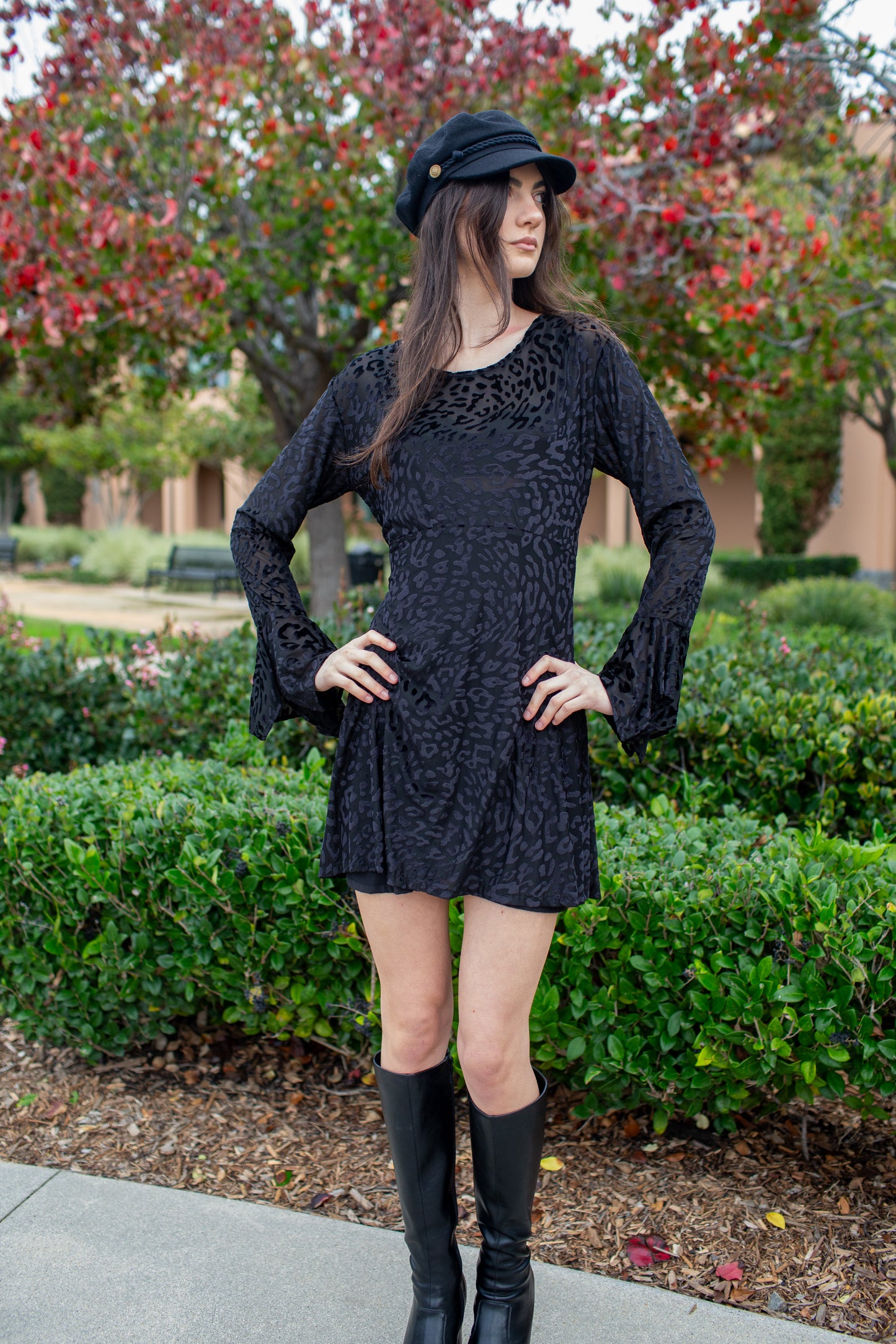 Jill Mini Dress in Of The Night