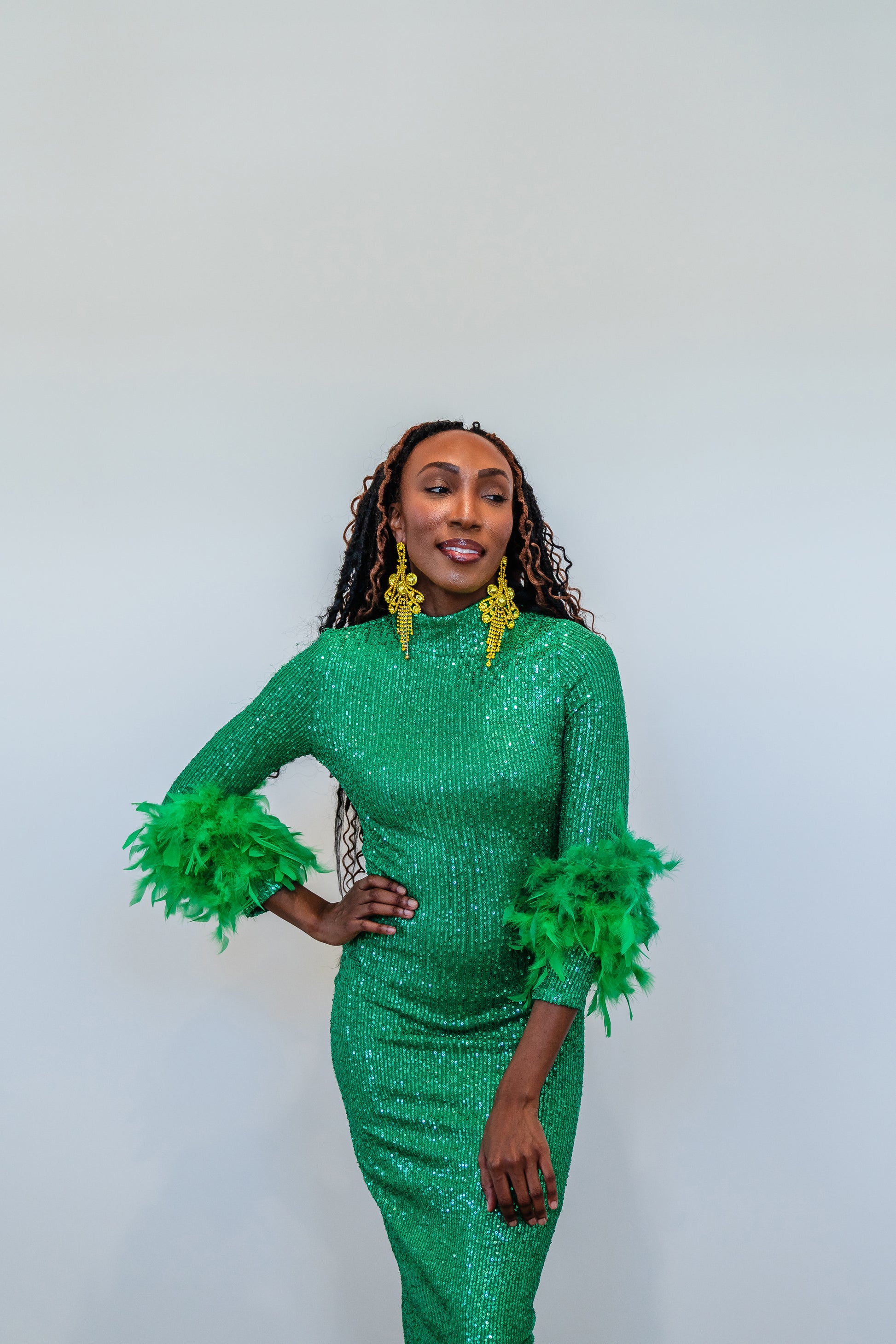 Julianne Dress in Parakeet Green Jennafer Grace Julianne Dress in Parakeet Green Jennafer Grace