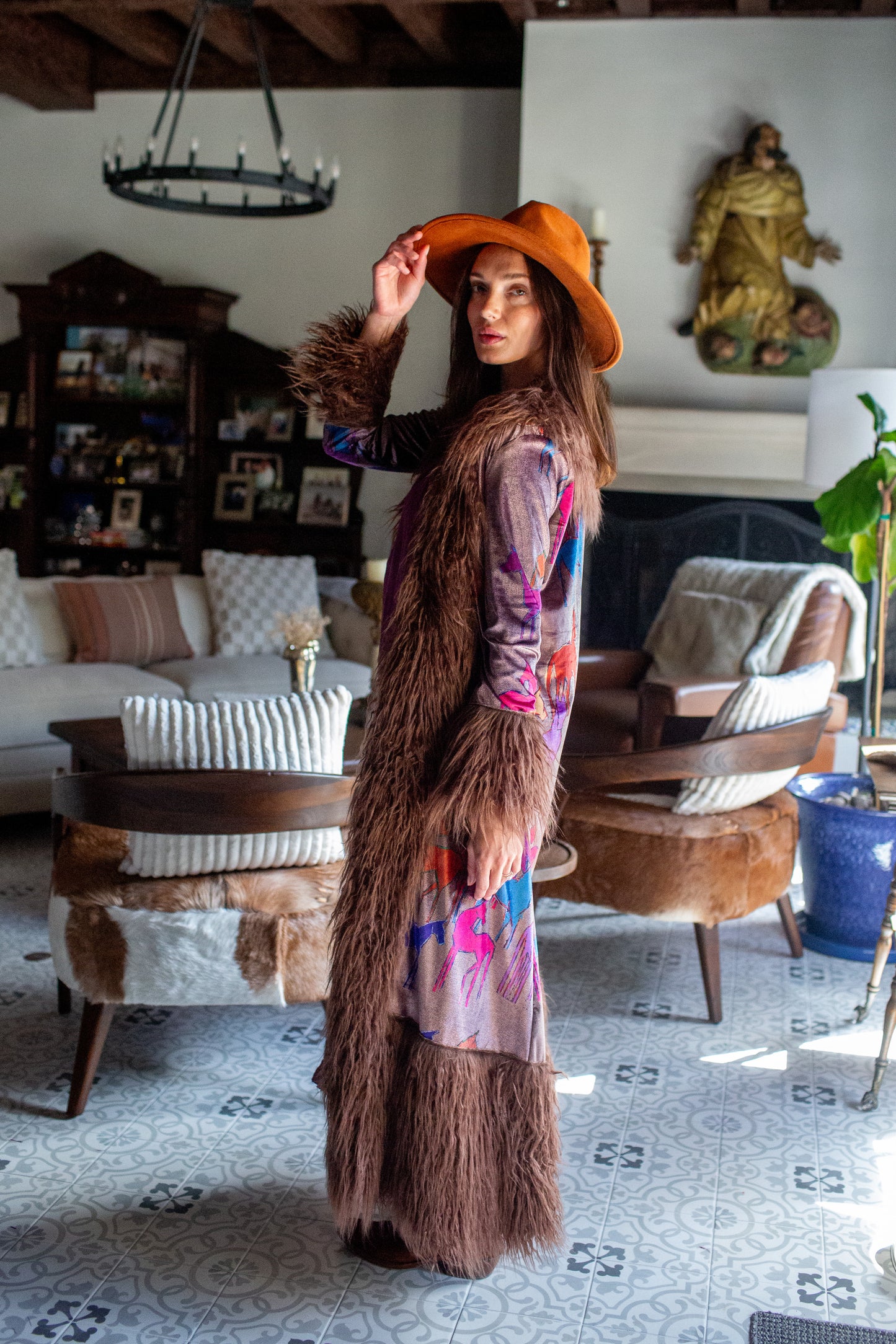 KG Wild Horses Penny Lane Coat in Chocolate