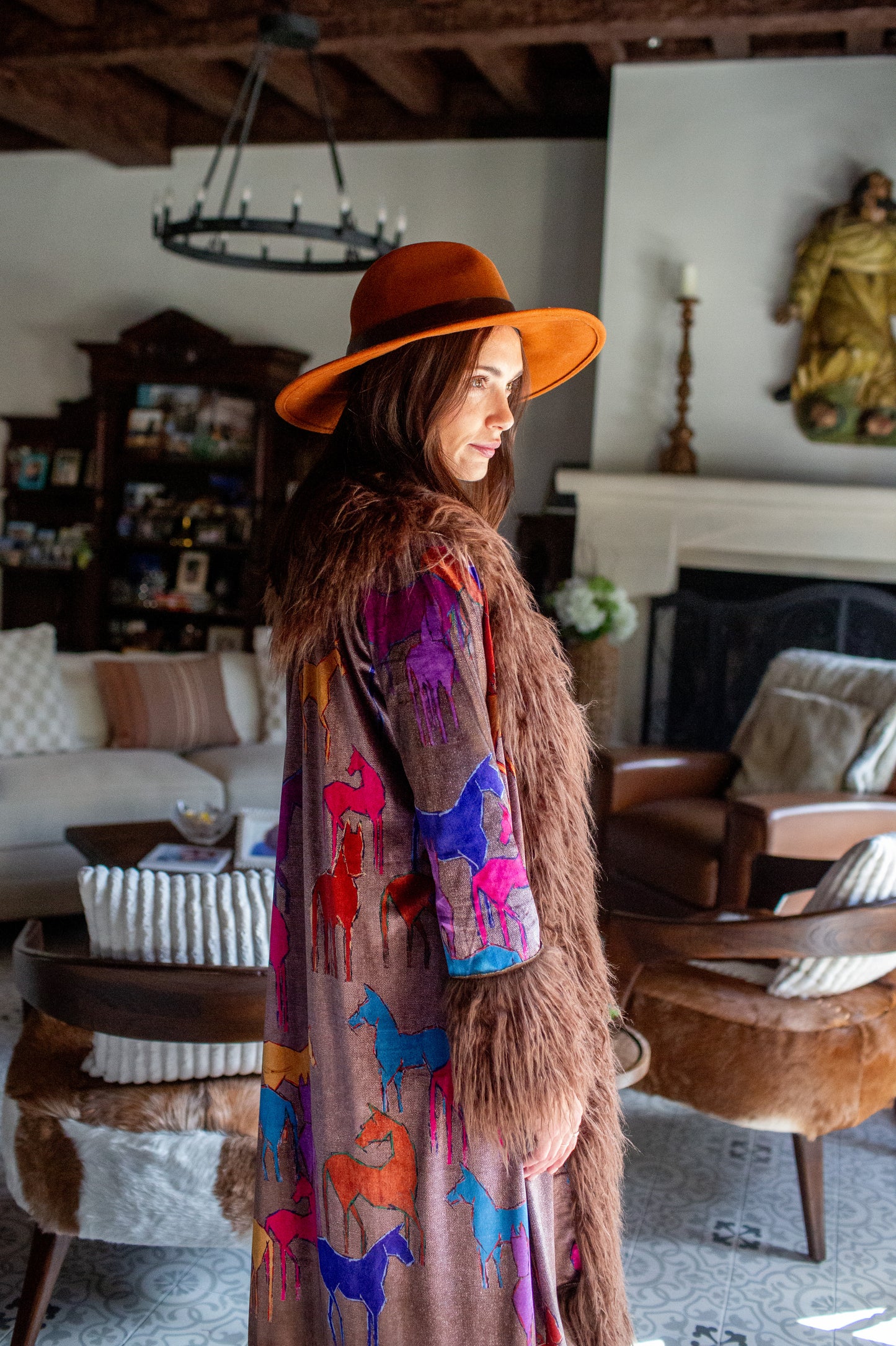 KG Wild Horses Penny Lane Coat in Chocolate