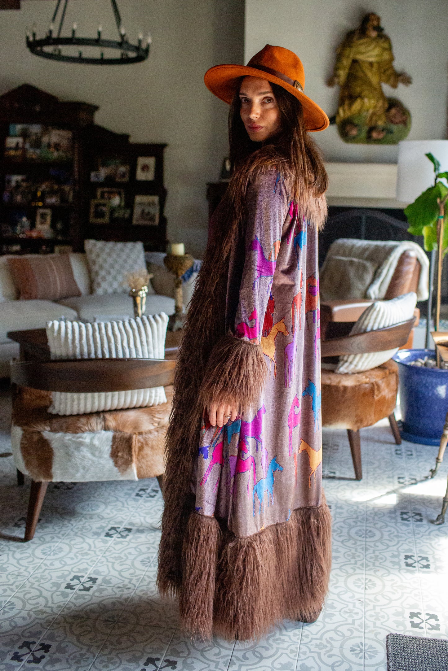 KG Wild Horses Penny Lane Coat in Chocolate