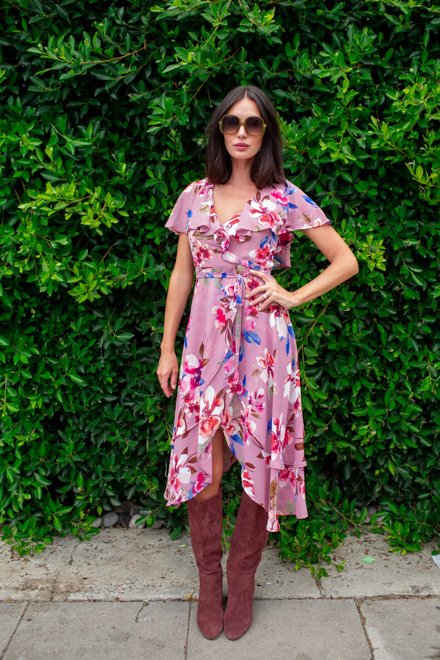 Lanie Flutter Wrap Dress