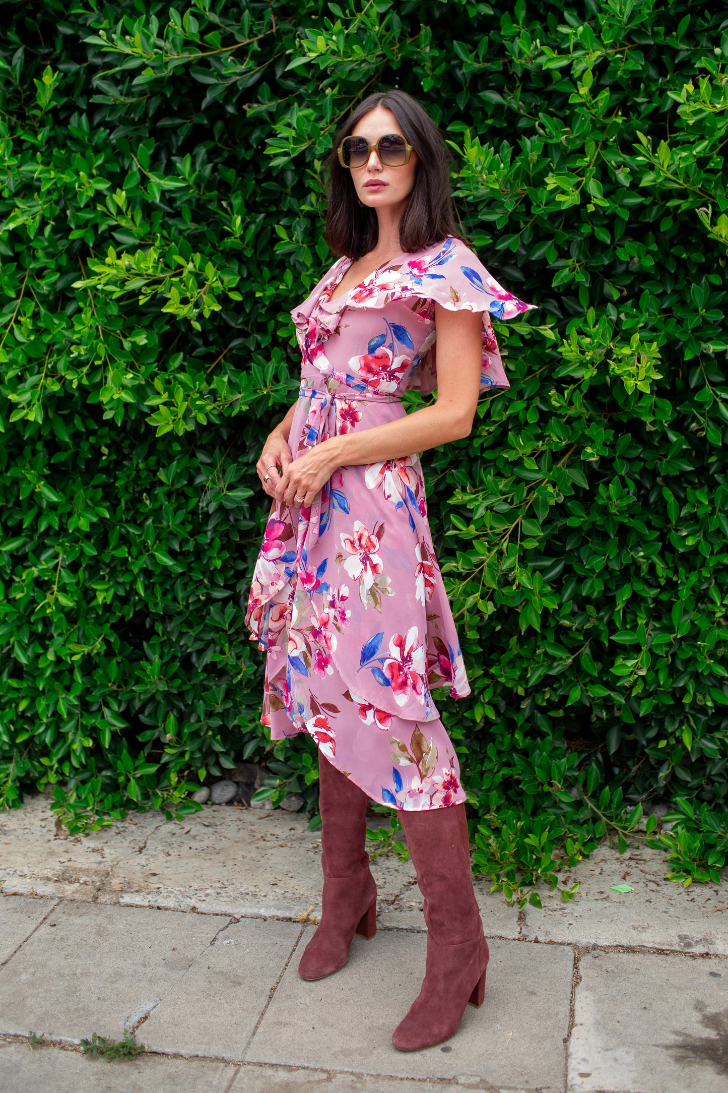 Lanie Flutter Wrap Dress