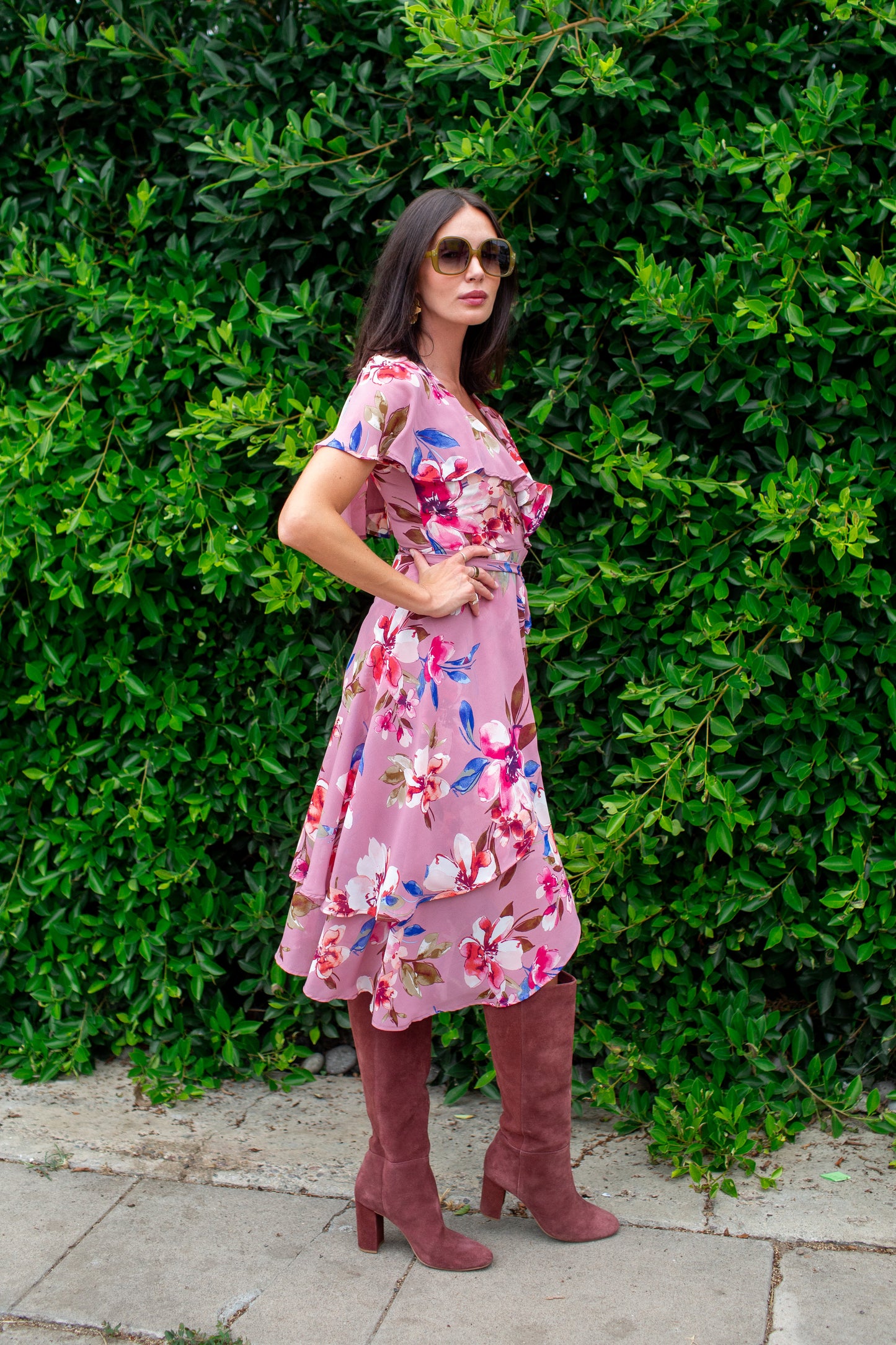 Lanie Flutter Wrap Dress