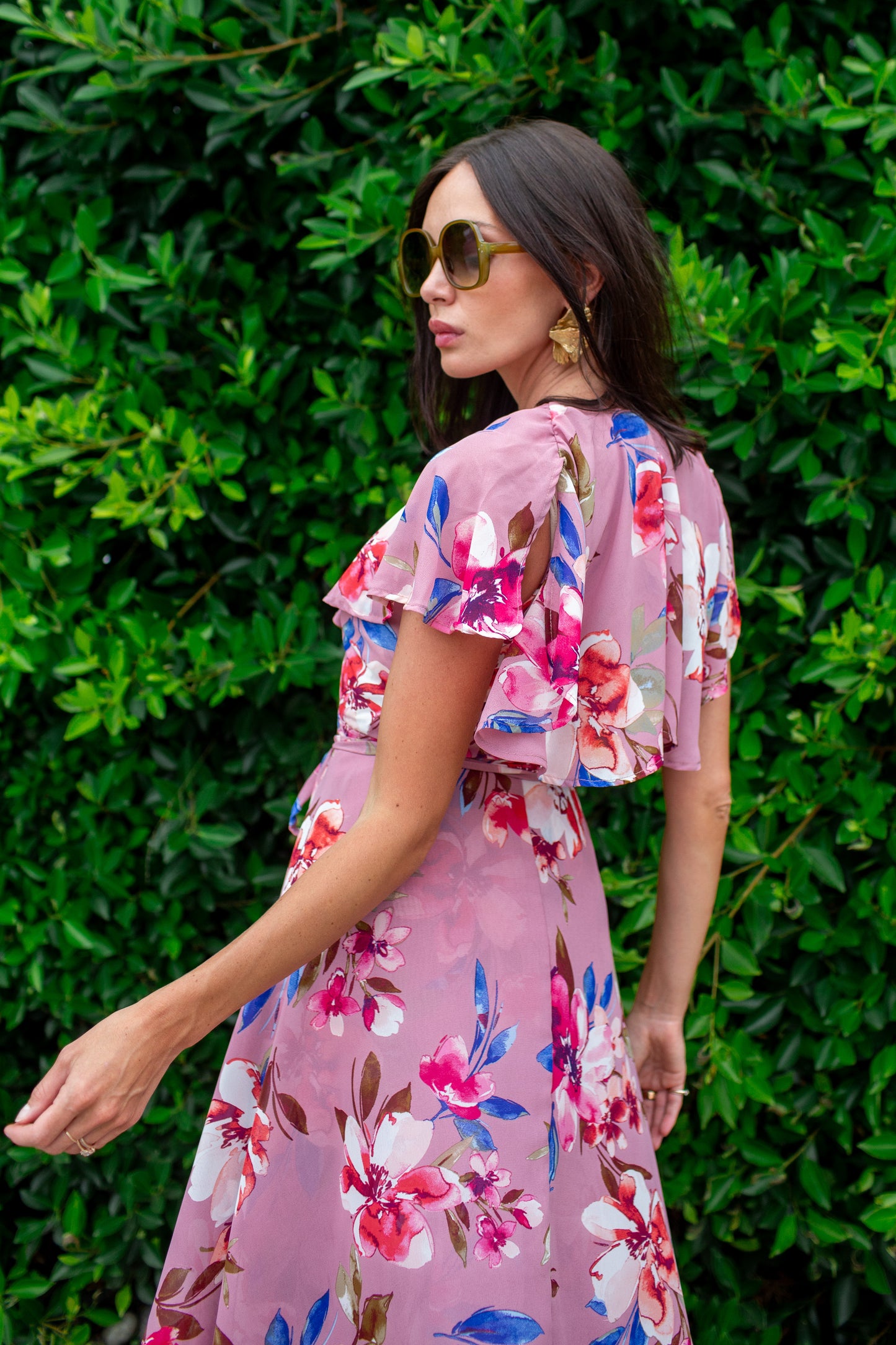 Lanie Flutter Wrap Dress