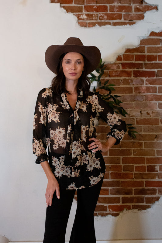 Liza Tie Blouse