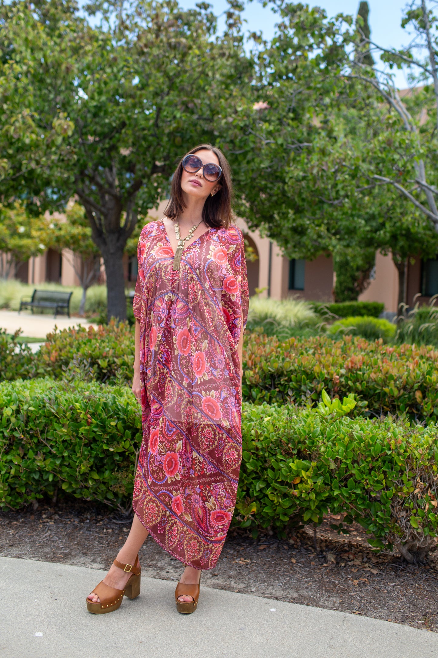 Lorraine Rose Paisley Caftan