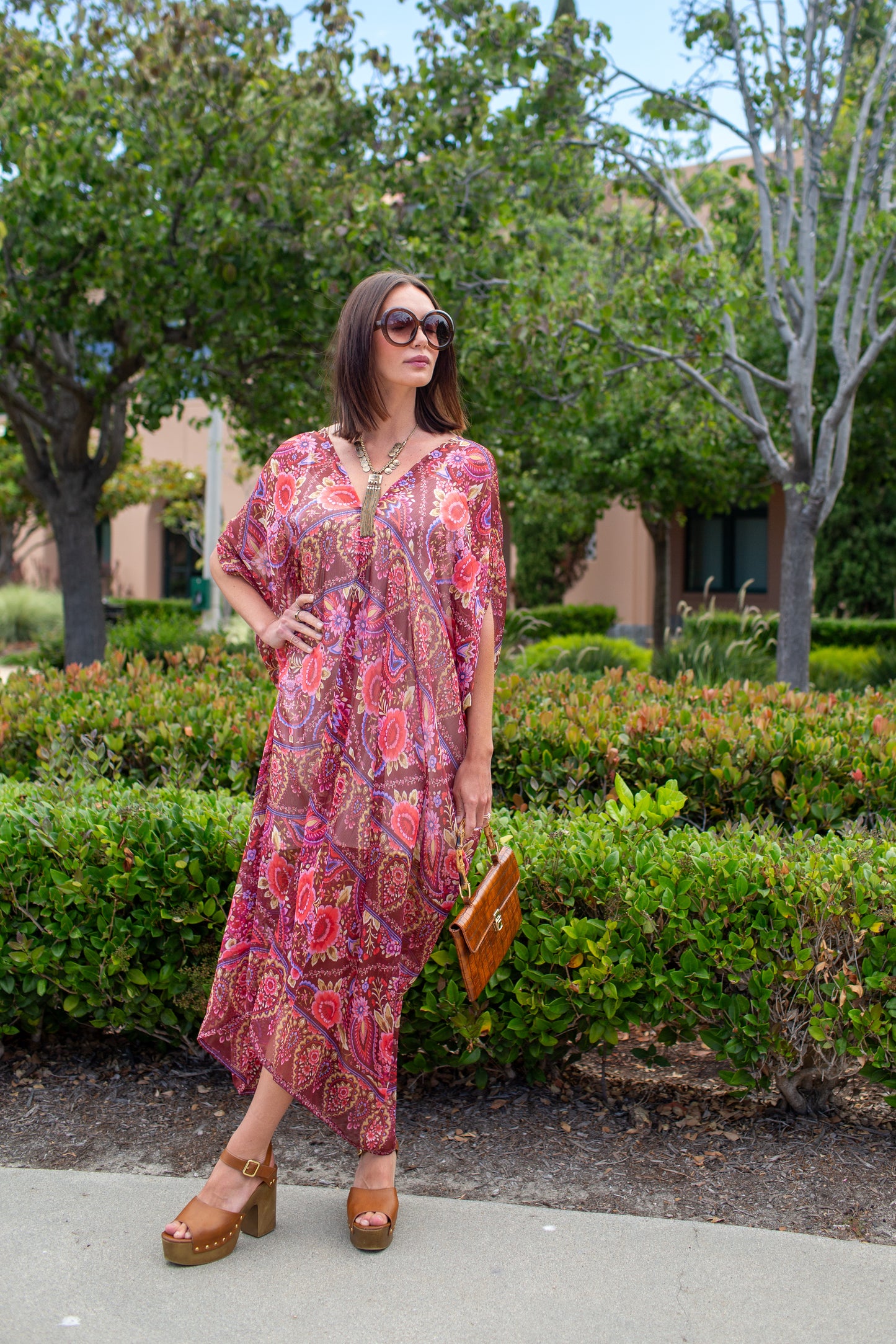 Lorraine Rose Paisley Caftan