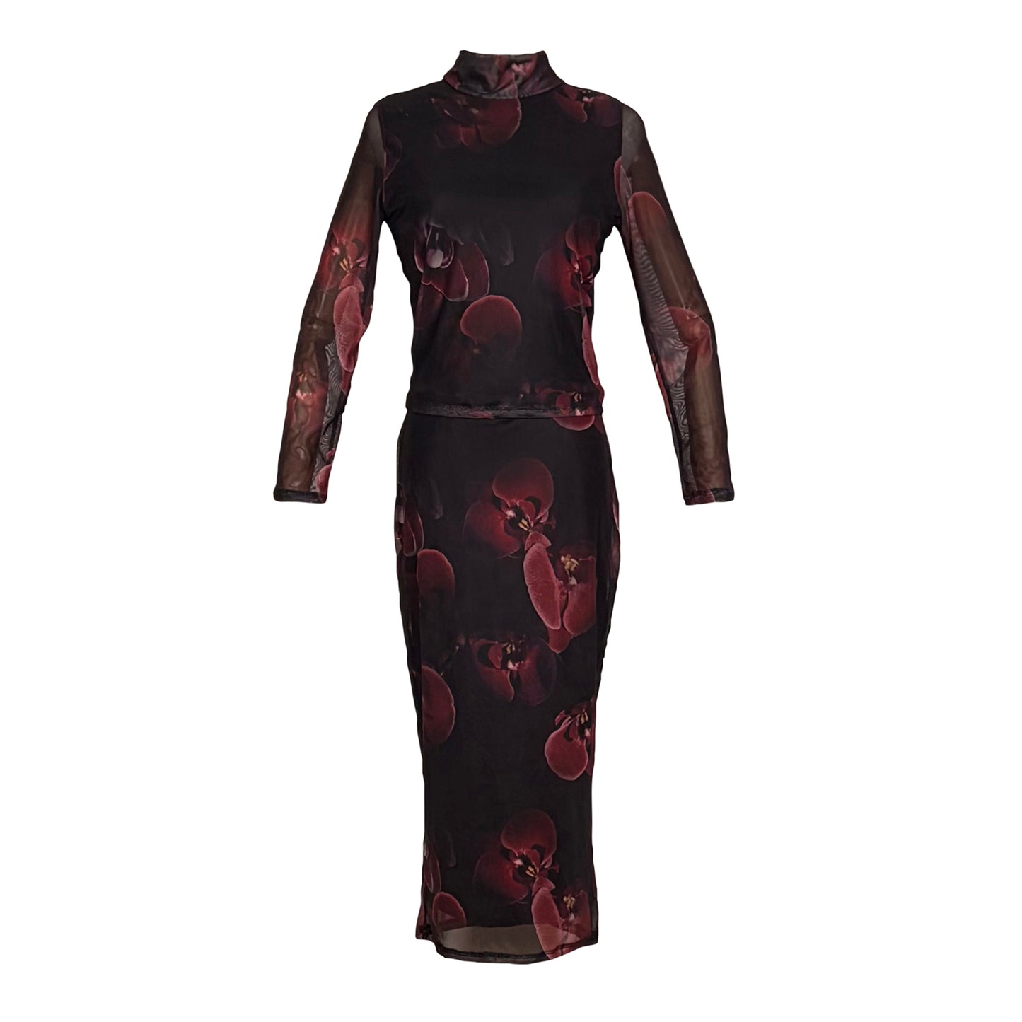 Lucy Long Sleeve Top in Black Orchid