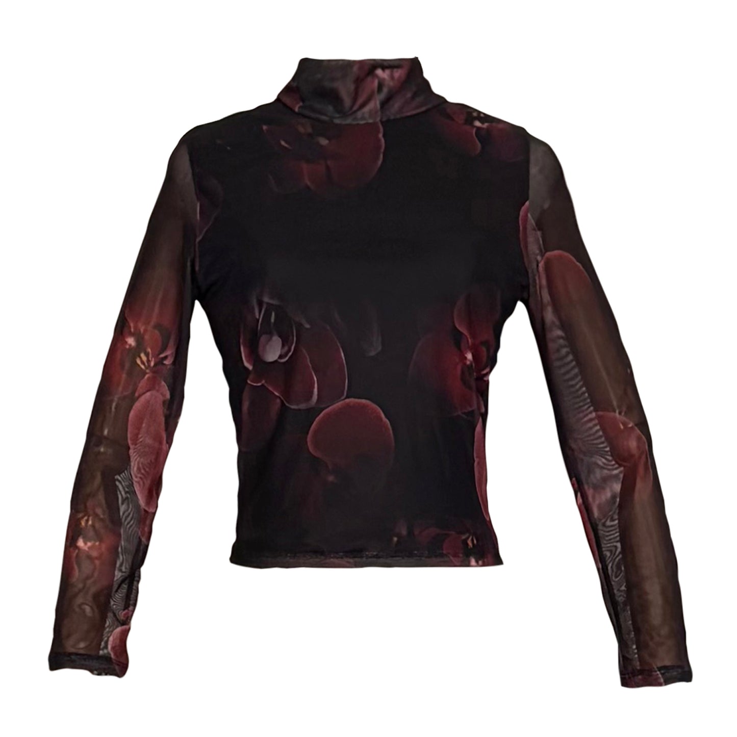 Lucy Long Sleeve Top in Black Orchid