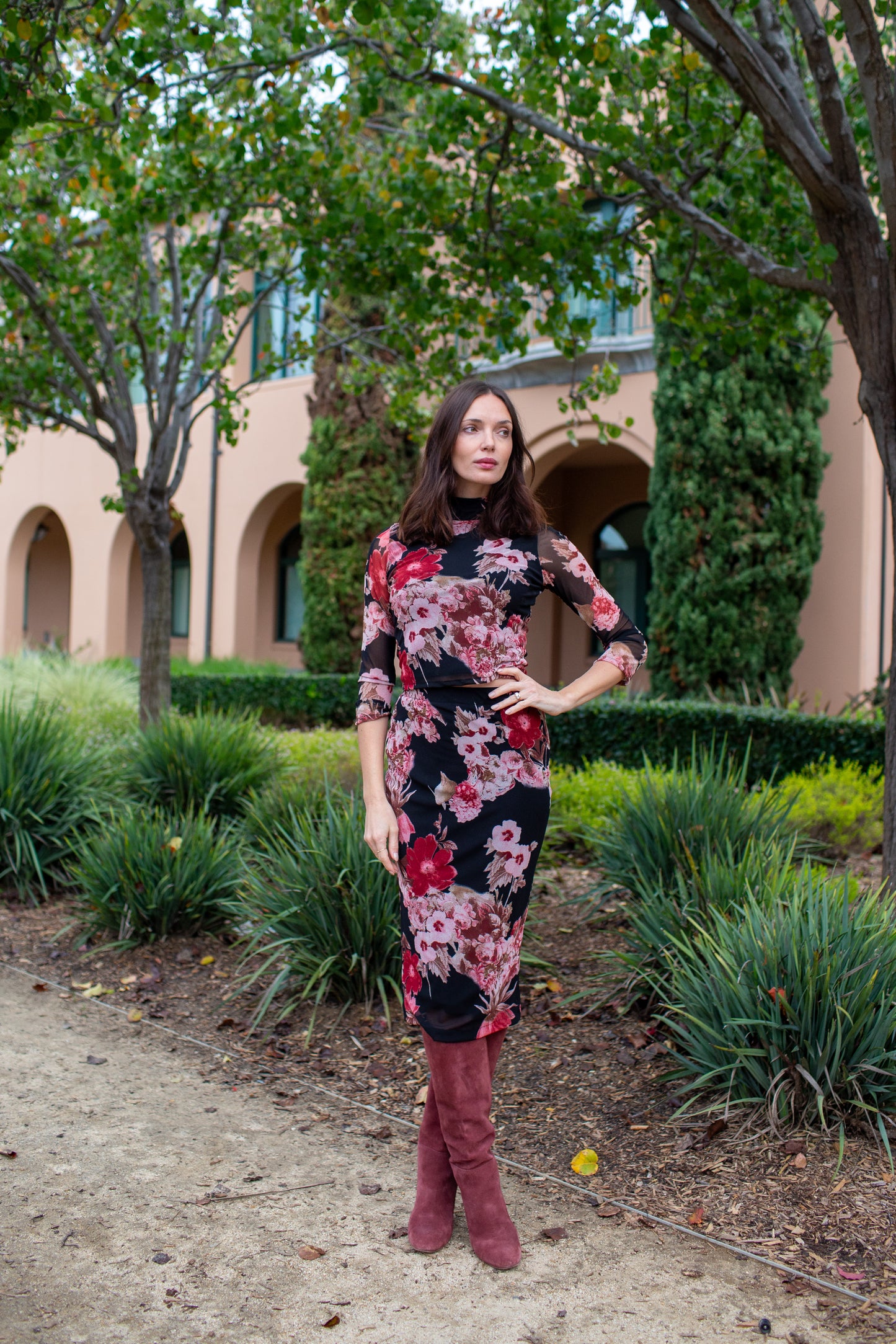Lucy Pencil Skirt in Sunset Blvd PRE-ORDER