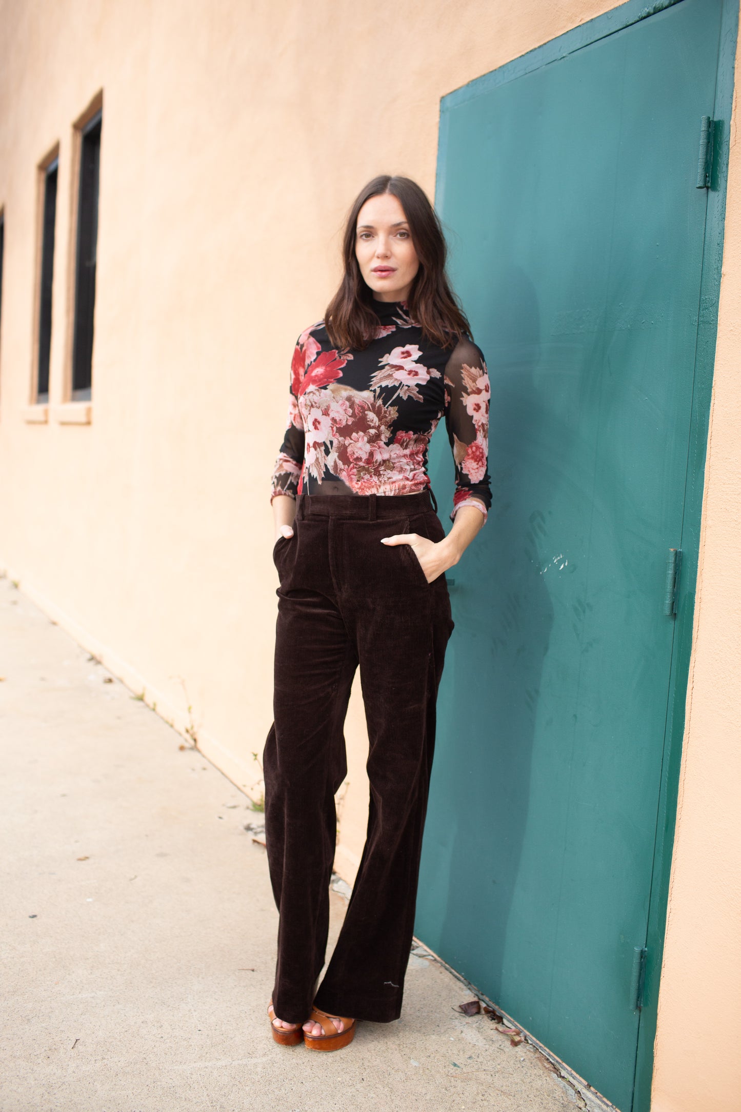 Lucy Long Sleeve Top in Sunset Blvd PRE-ORDER