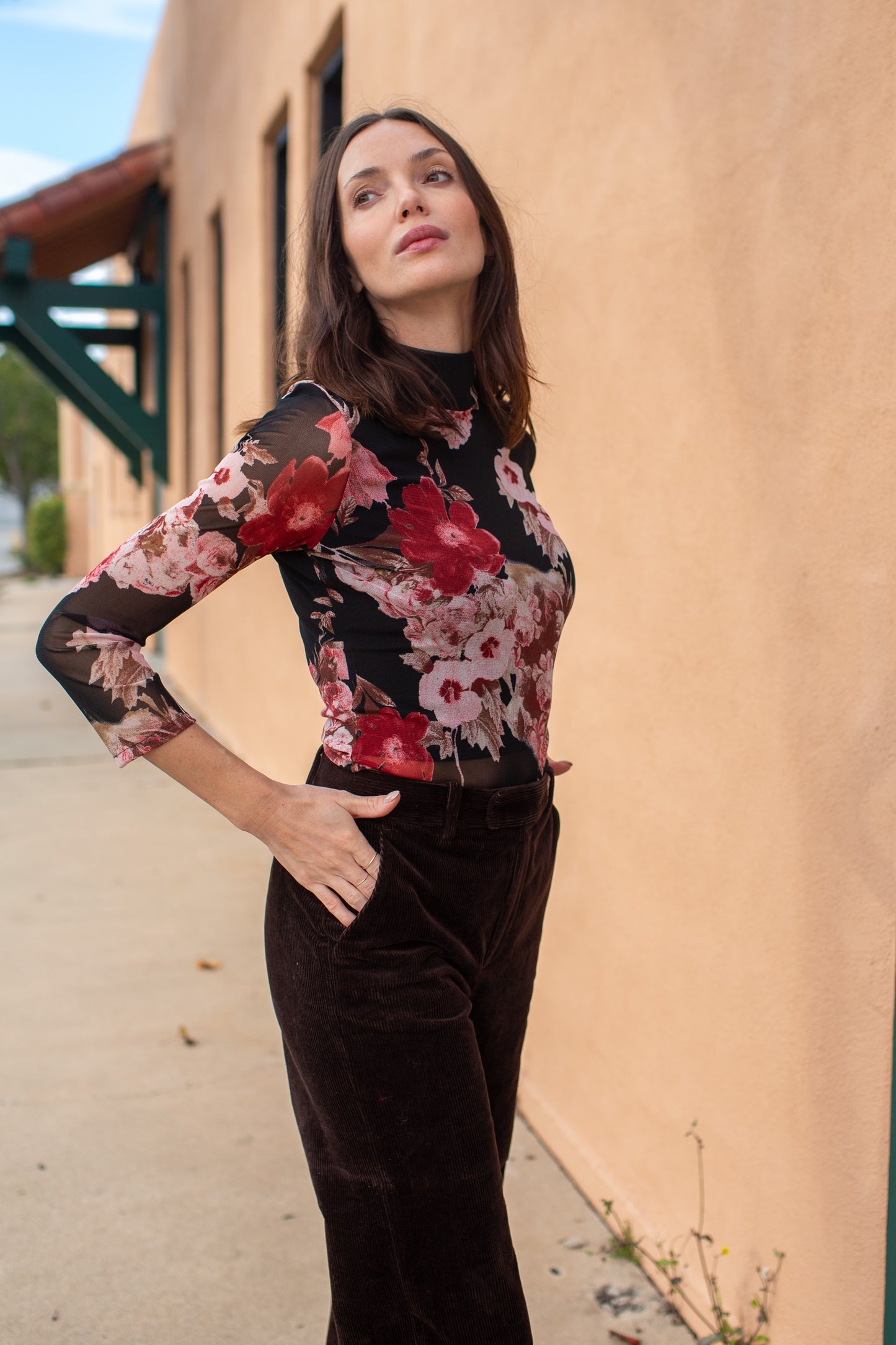 Lucy Long Sleeve Top in Sunset Blvd PRE-ORDER