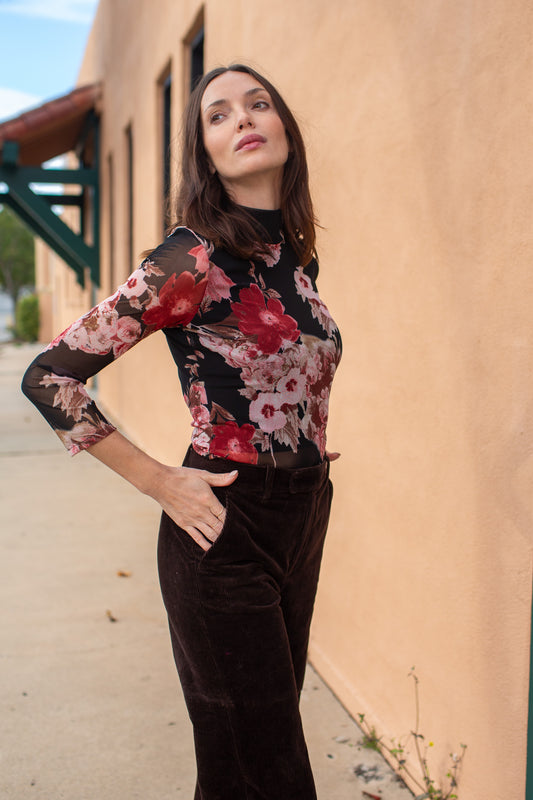 Lucy Long Sleeve Top in Sunset Blvd PRE-ORDER