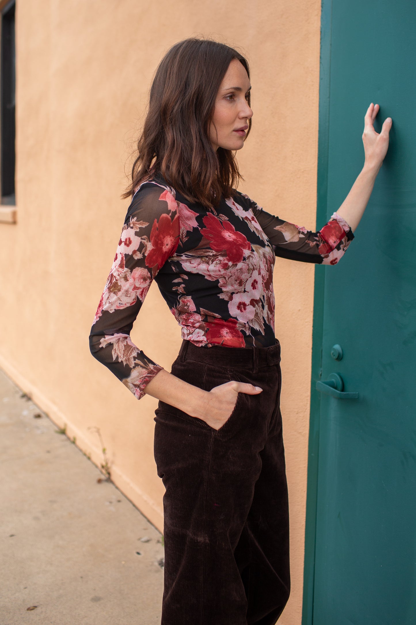 Lucy Long Sleeve Top in Sunset Blvd PRE-ORDER