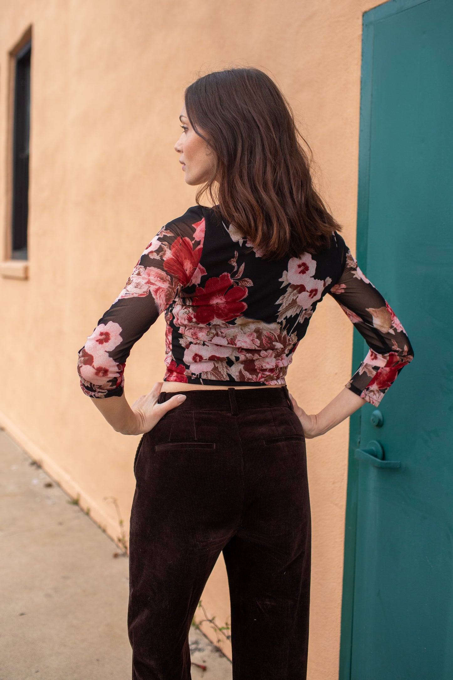 Lucy Long Sleeve Top in Sunset Blvd PRE-ORDER
