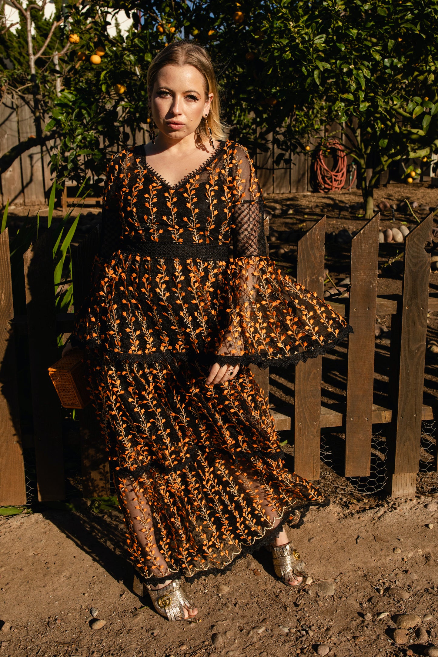 Lydia Embellished Tier Dress-JG Loves
