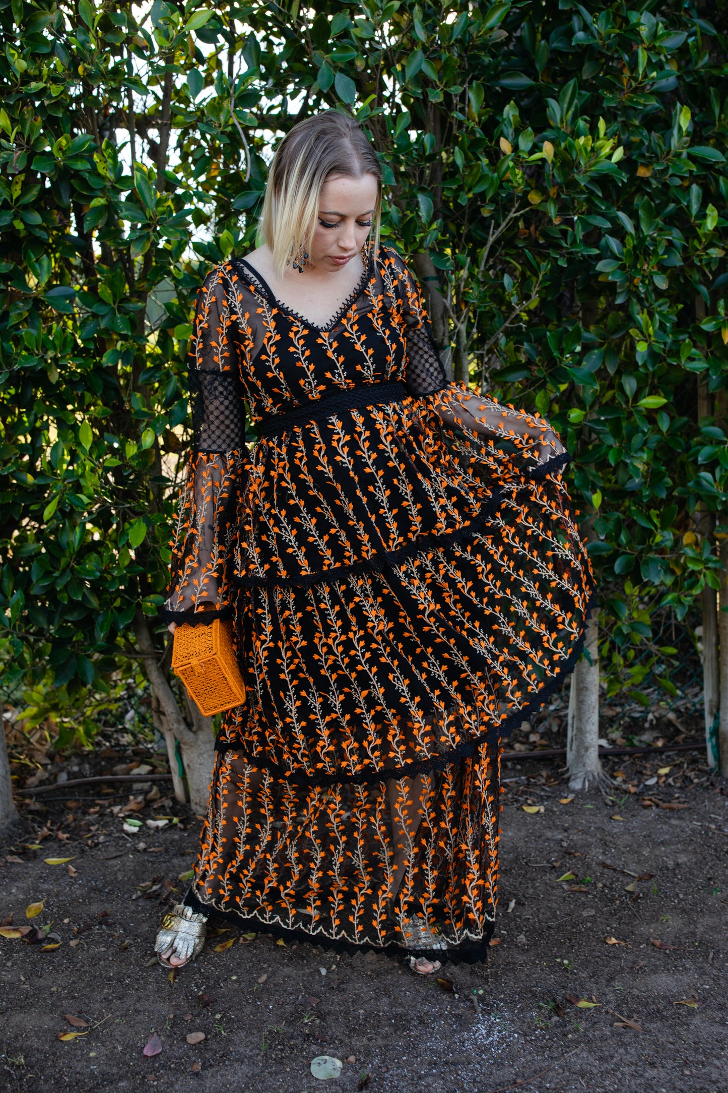 Lydia Embellished Tier Dress-JG Loves