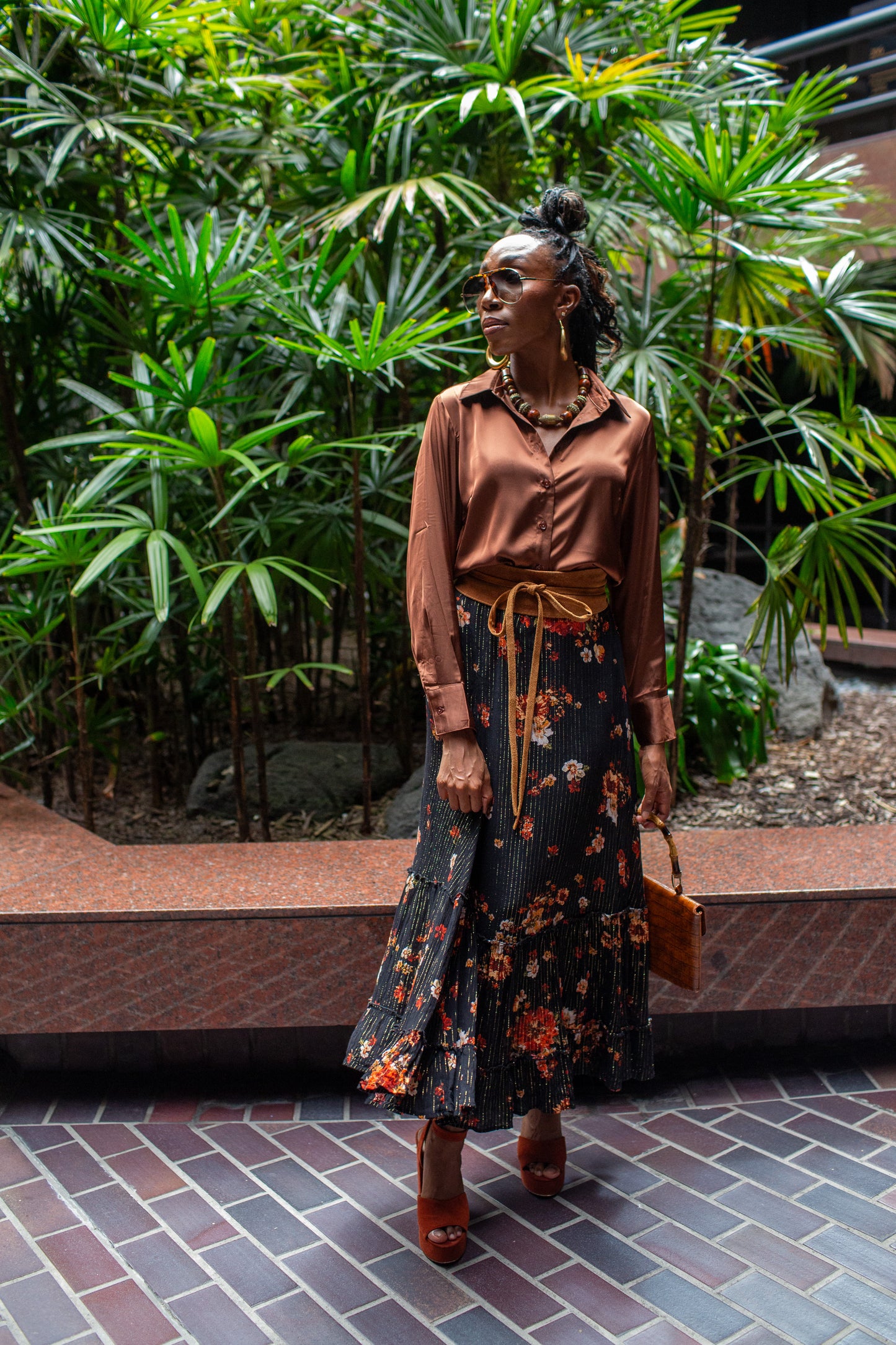 Lynx Flora Maxi Skirt