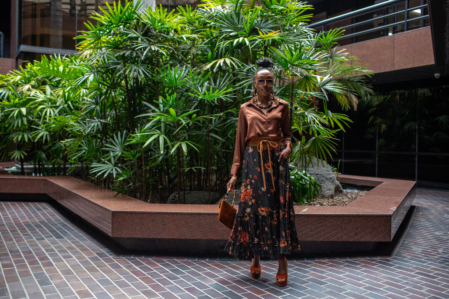 Lynx Flora Maxi Skirt