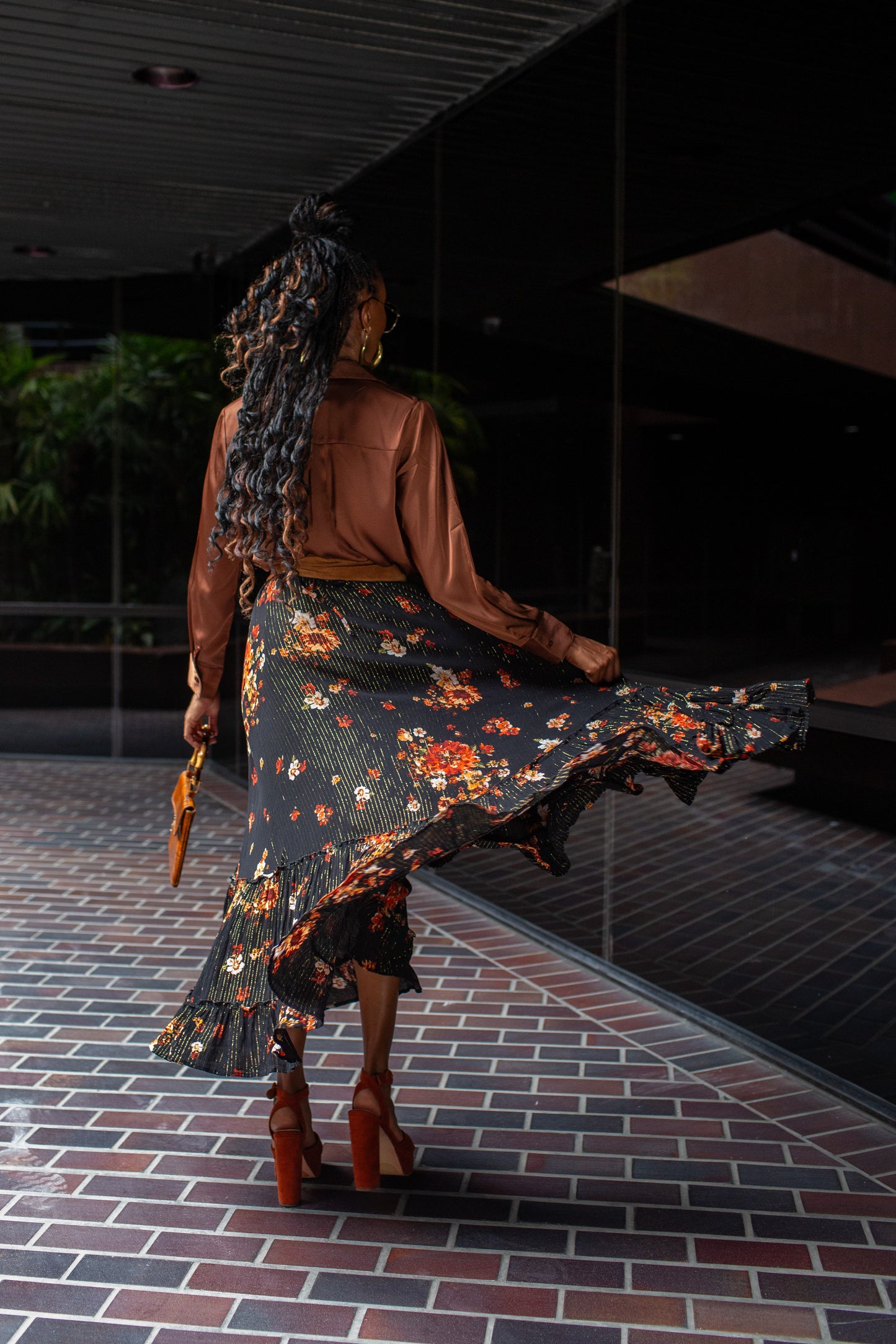 Lynx Flora Maxi Skirt