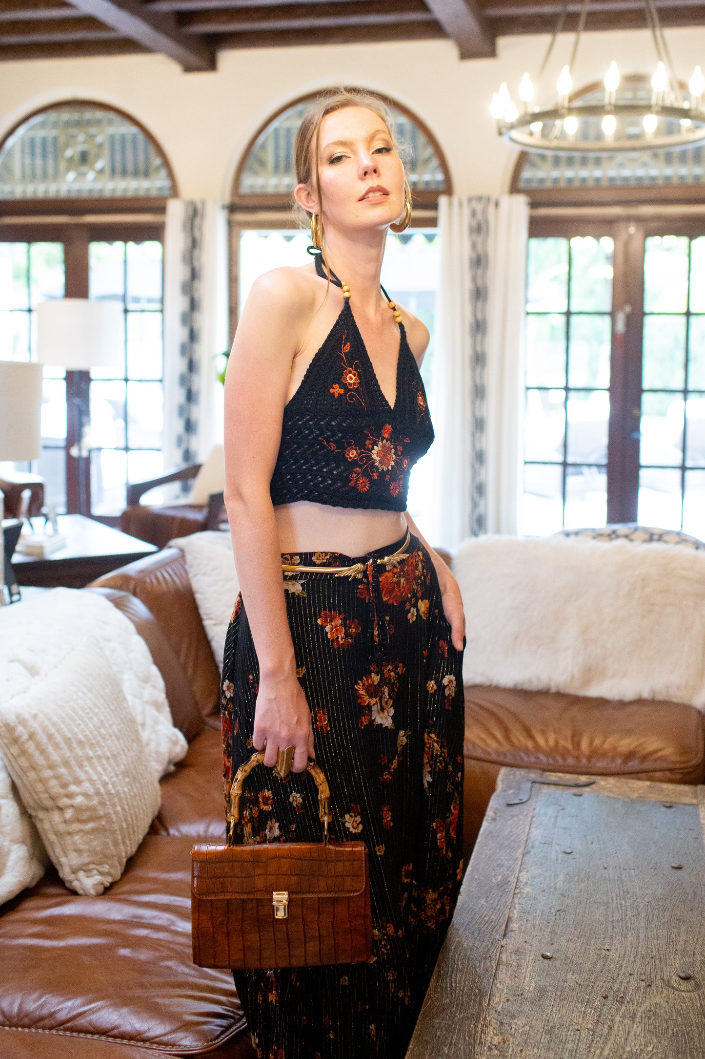 Lynx Flora Maxi Skirt
