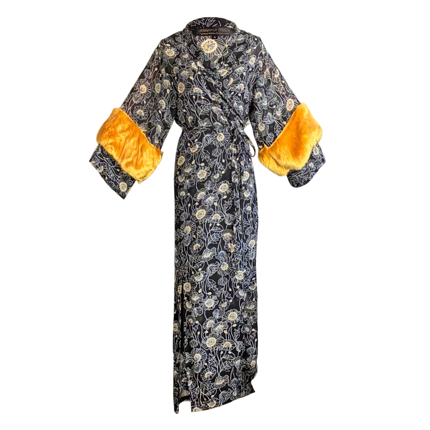Marlene Wrap Dress in Golden Dandelion