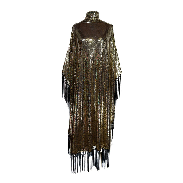 ROUND NECK KAFTAN MIDNIGHT MADNESS