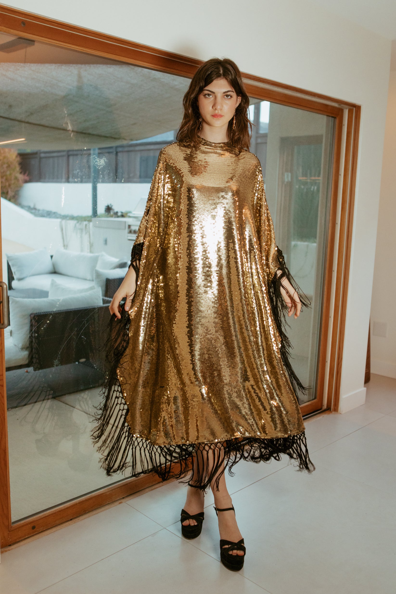 Midnight Fern Kaftan Dress main image 1
