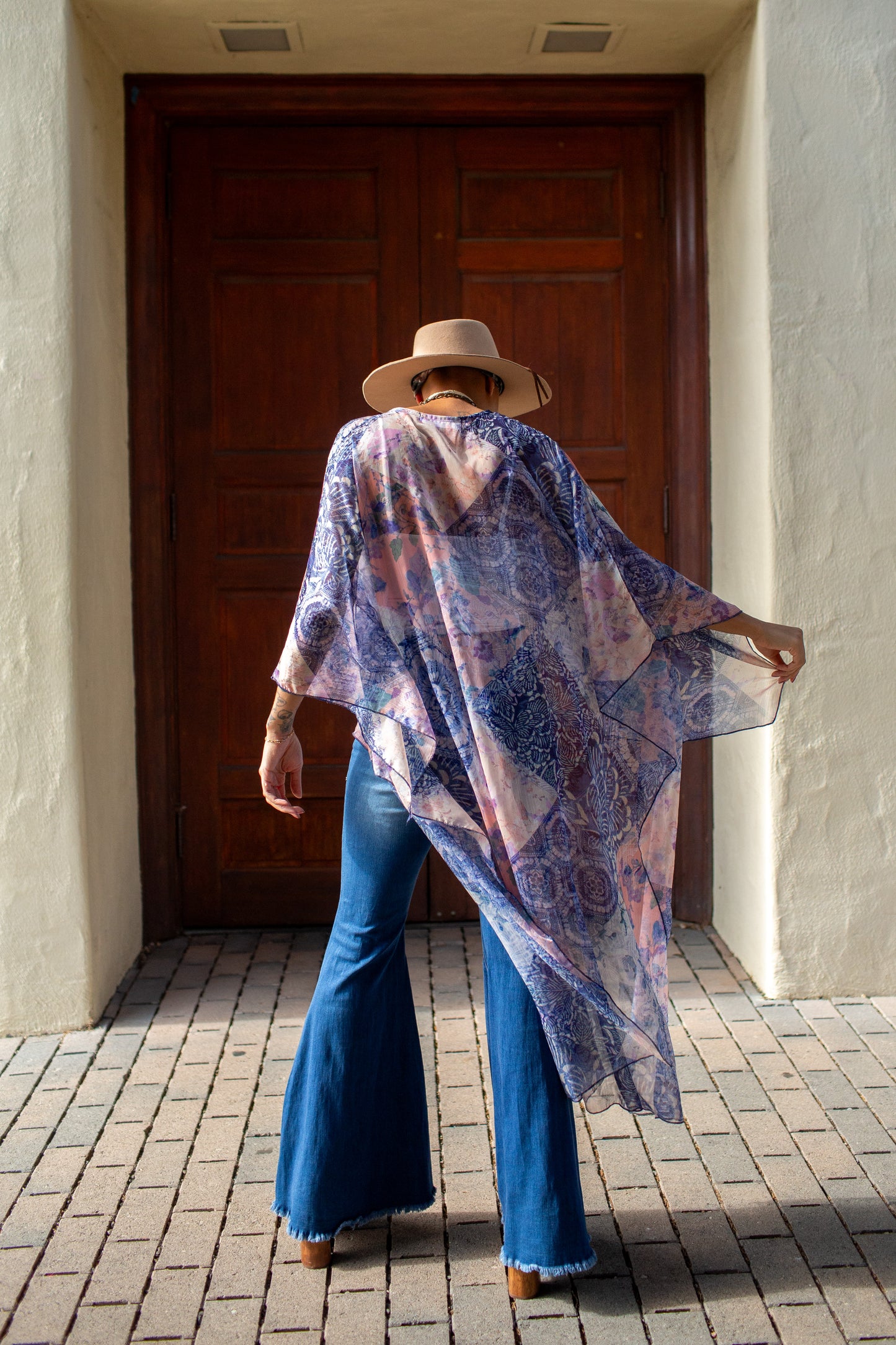 Misty Dawn Float Scarf Top