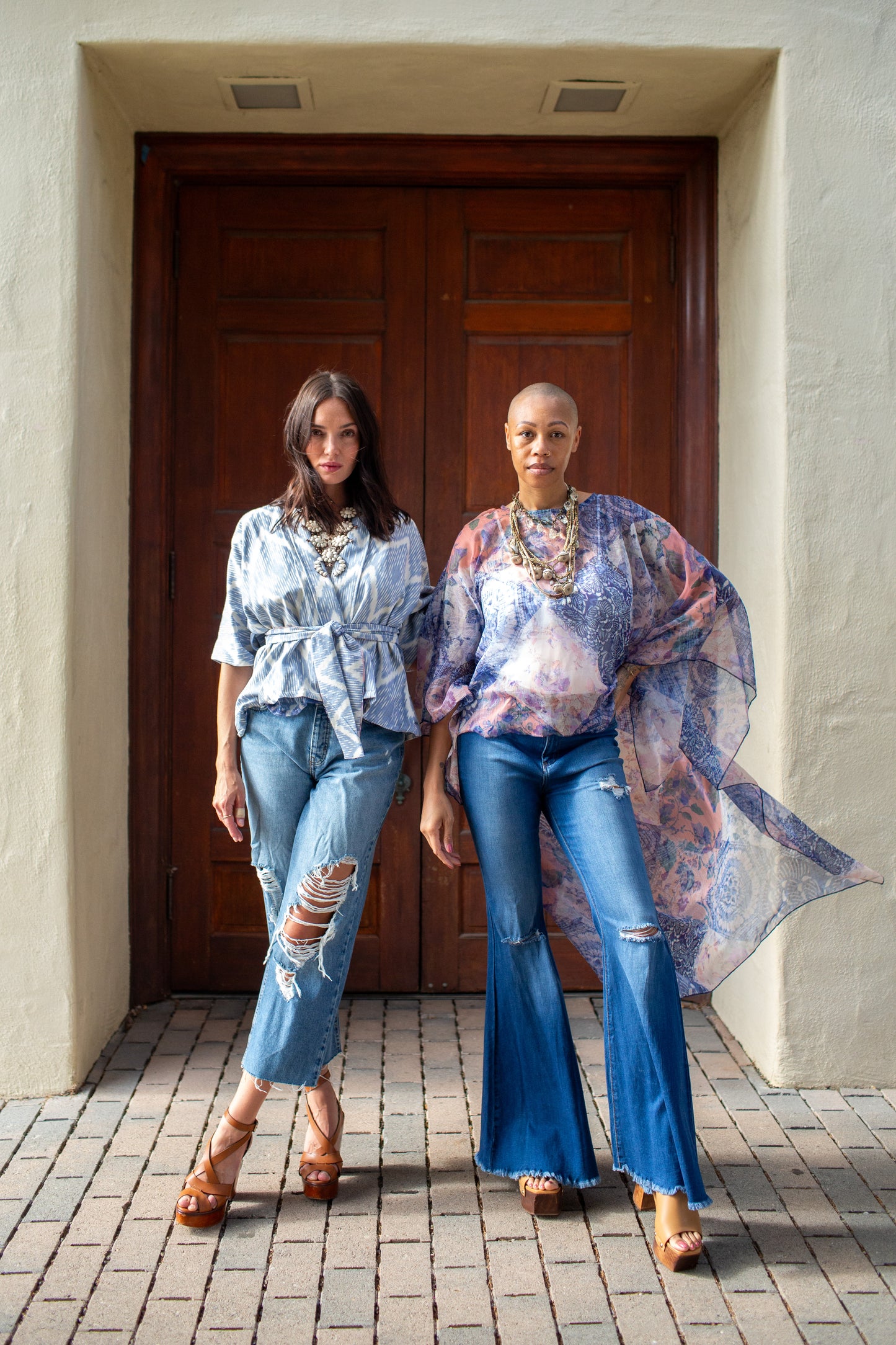 Misty Dawn Float Scarf Top