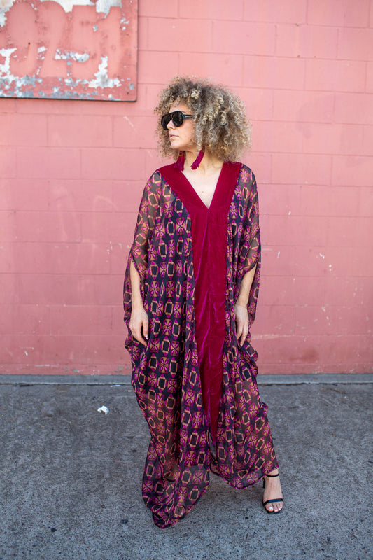 Pele Deluxe Caftan Kaftan Dress