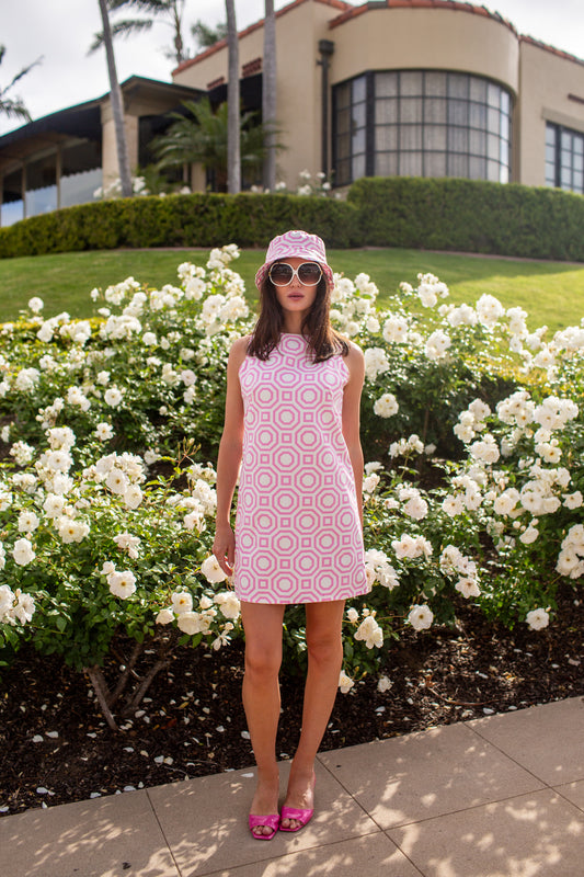 Penelope Mini Dress in Candy Pop Pink