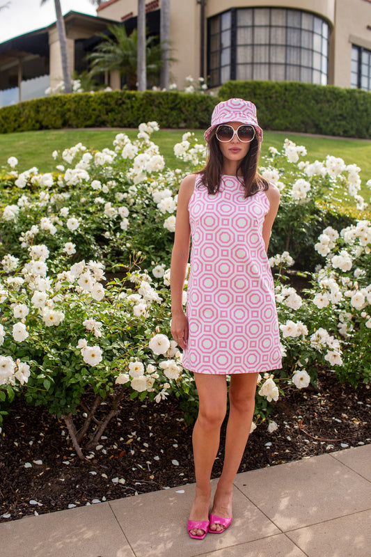 Beach Babe Bucket Hat in Candy Pop Pink